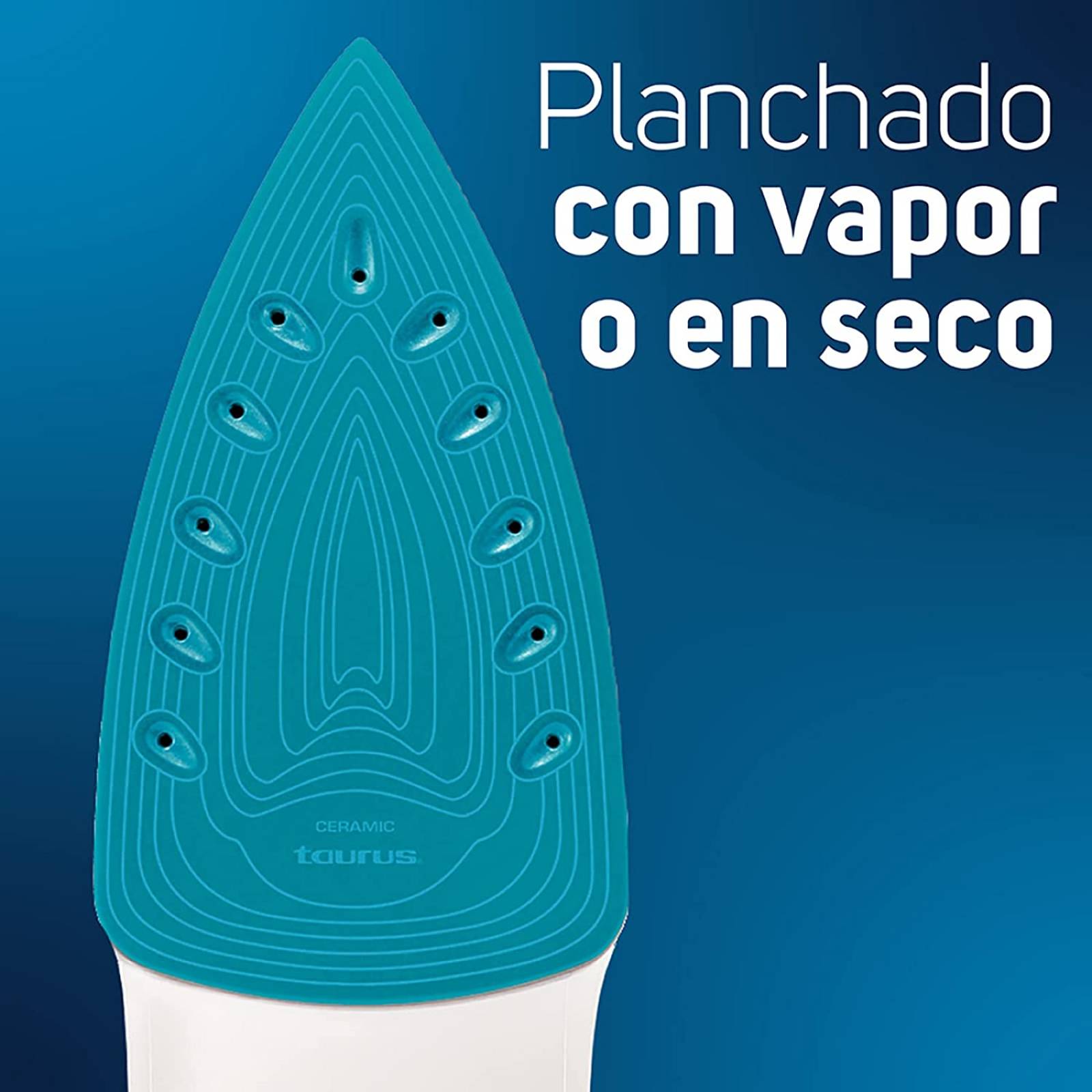 Plancha Vapor Tradicional Suela Cerámica SATURNO Taurus