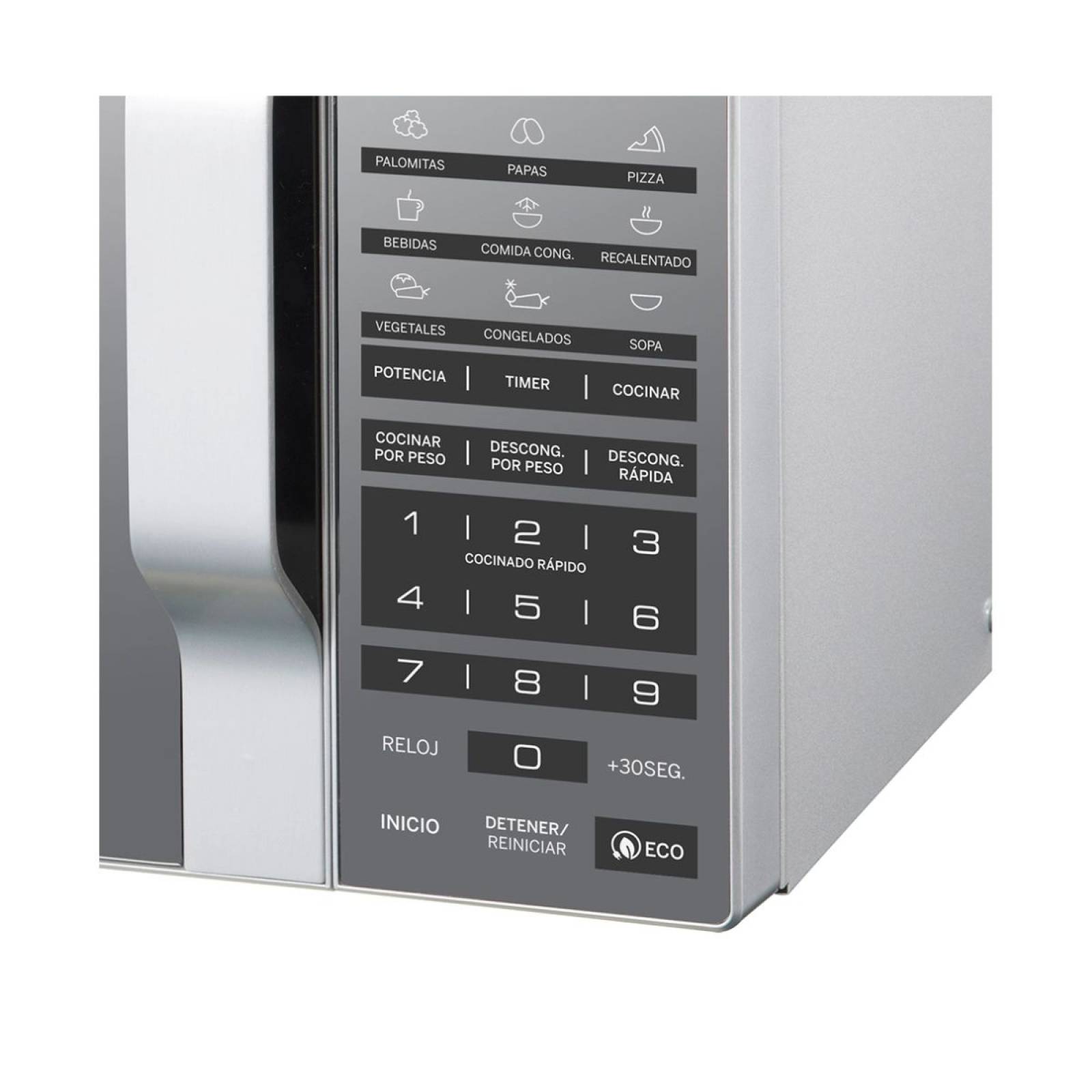 Horno de Microondas 0.7 pies Cúbicos mge-07sej Acero Inoxidable eco 120v General Electric