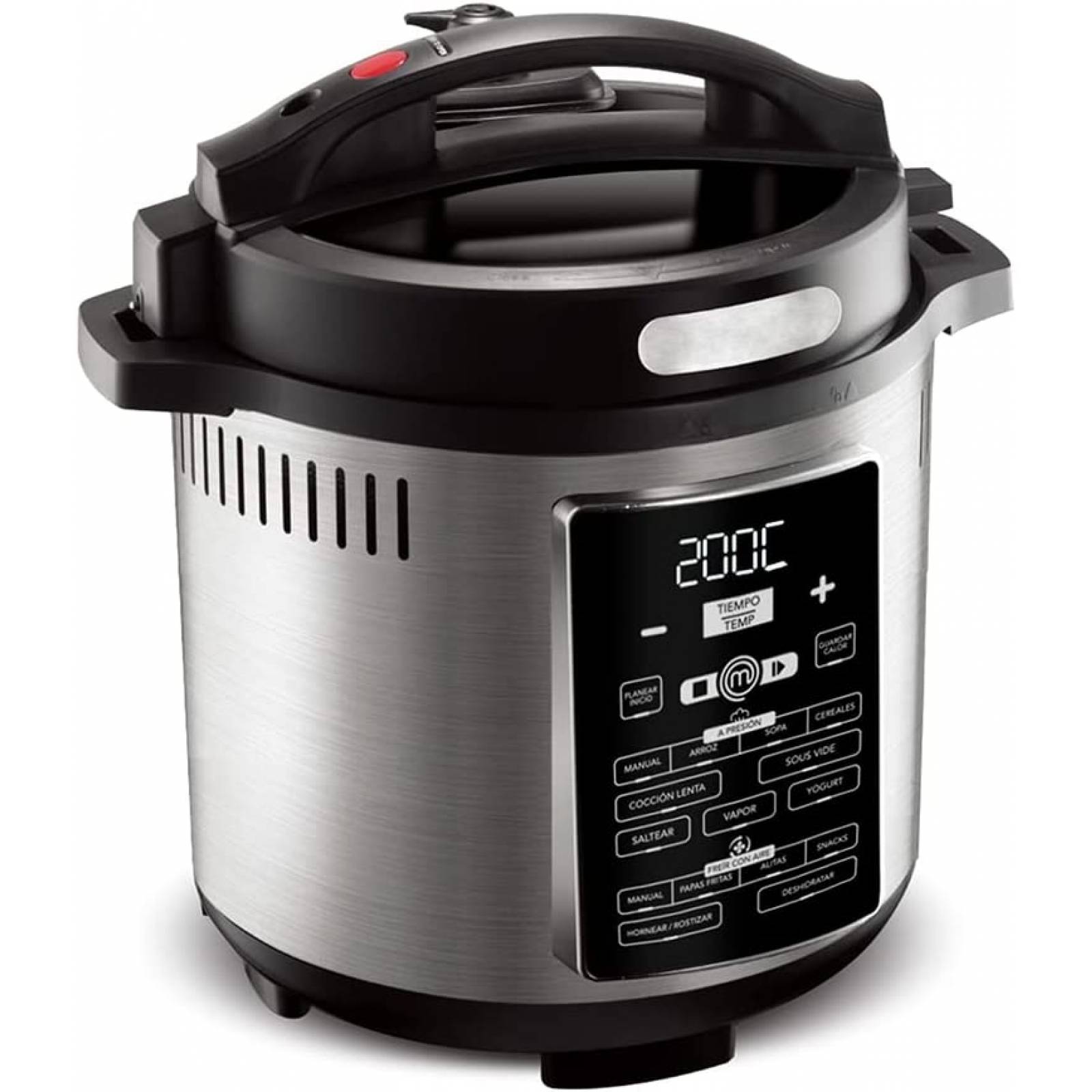 Olla Multifunción de Aire 6Lt 1500W MasterChef MK-AFP-6SV