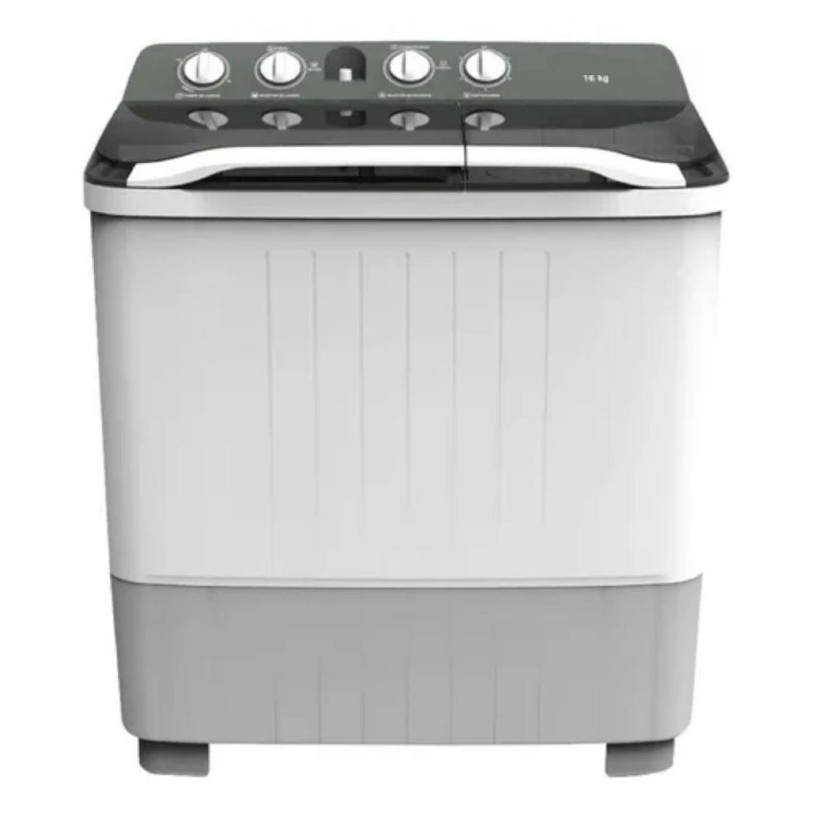 Lavadora Hisense Doble Tina 16kg 2 Ciclos Timer Wsa1604p Color Blanco