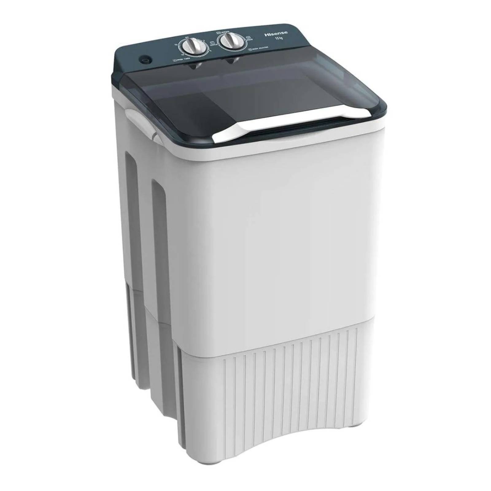 Lavadora Semiautomática 1 Tina Carga Superior 15 Kg Hisense