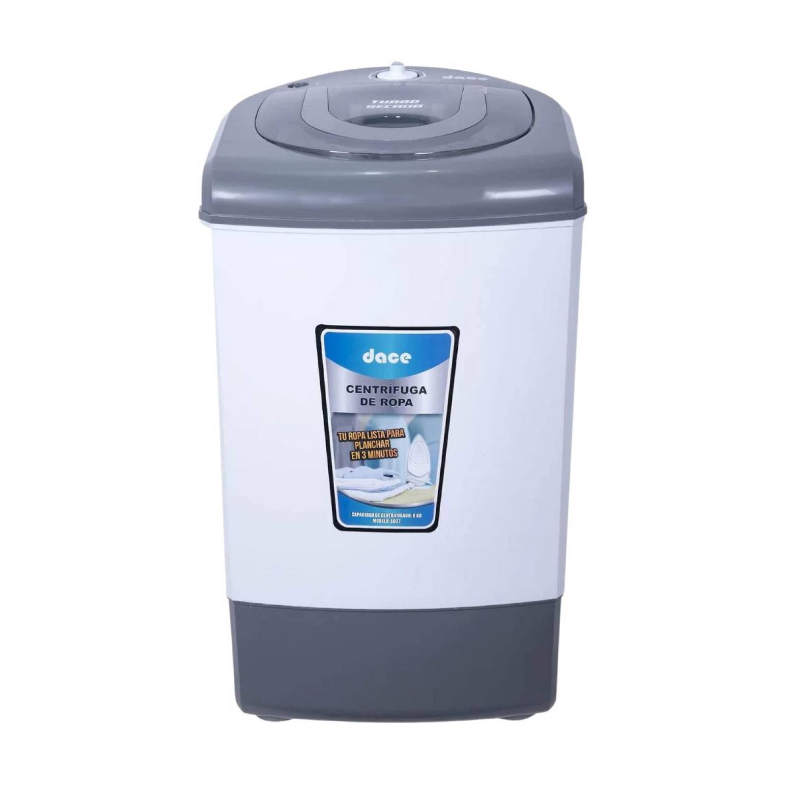 Centrifugadora Secadora 8 kg Blanca sd-37 Dace