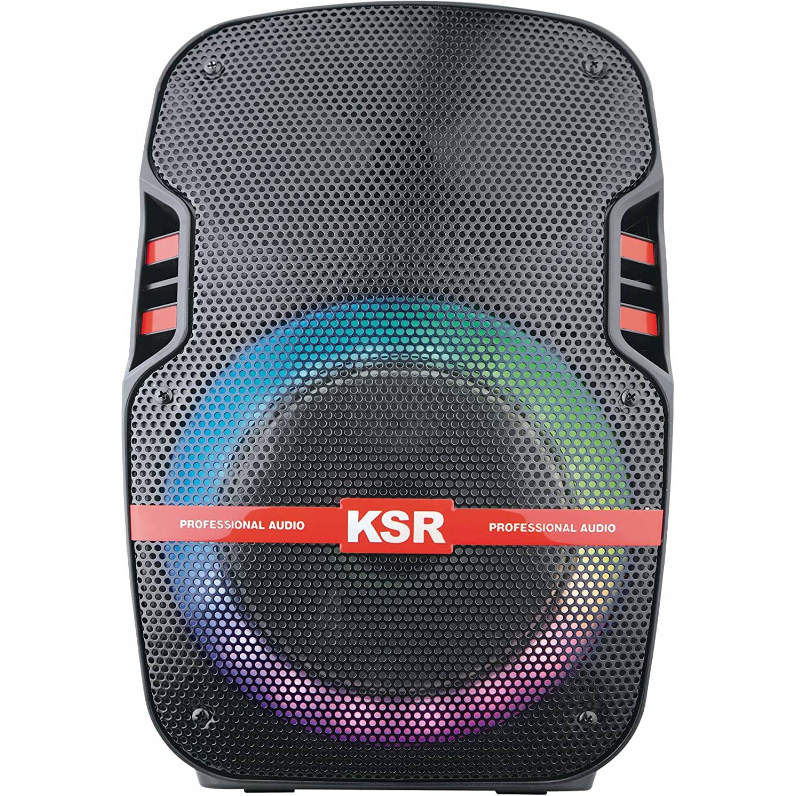 Bocina KSR Bluetooth Luces LED Link USB 8 PuLG Kaiser