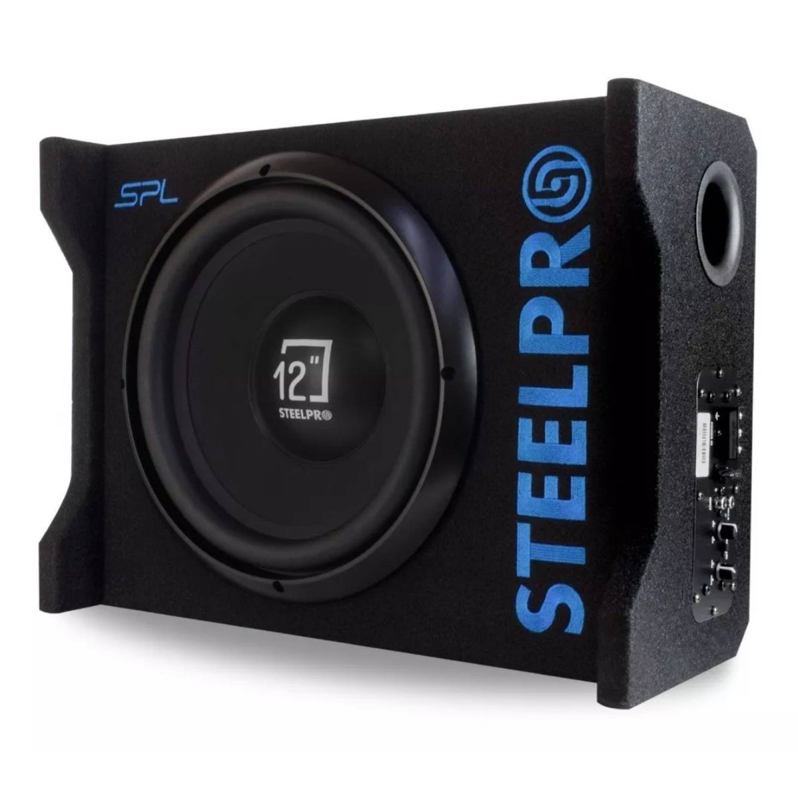 Subwoofer 12' Amplificado 1200 W Spl Alta Presión Steelpro