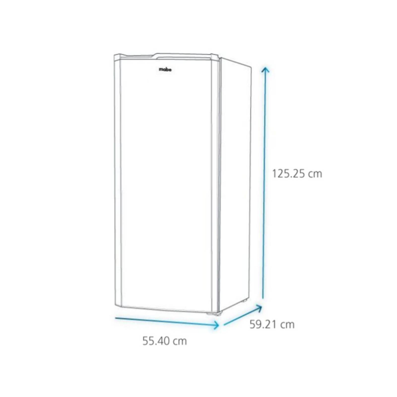 Refrigerador Automático 8p3 Color Grafito Rma210pxmrg0 Mabe