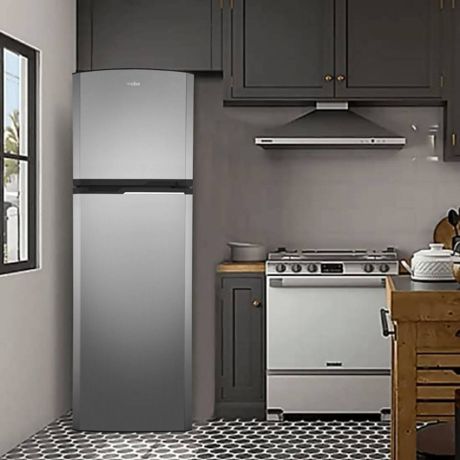 Refrigerador Automático 10p3 Color Grafito RMA250PVMRE0 Mabe