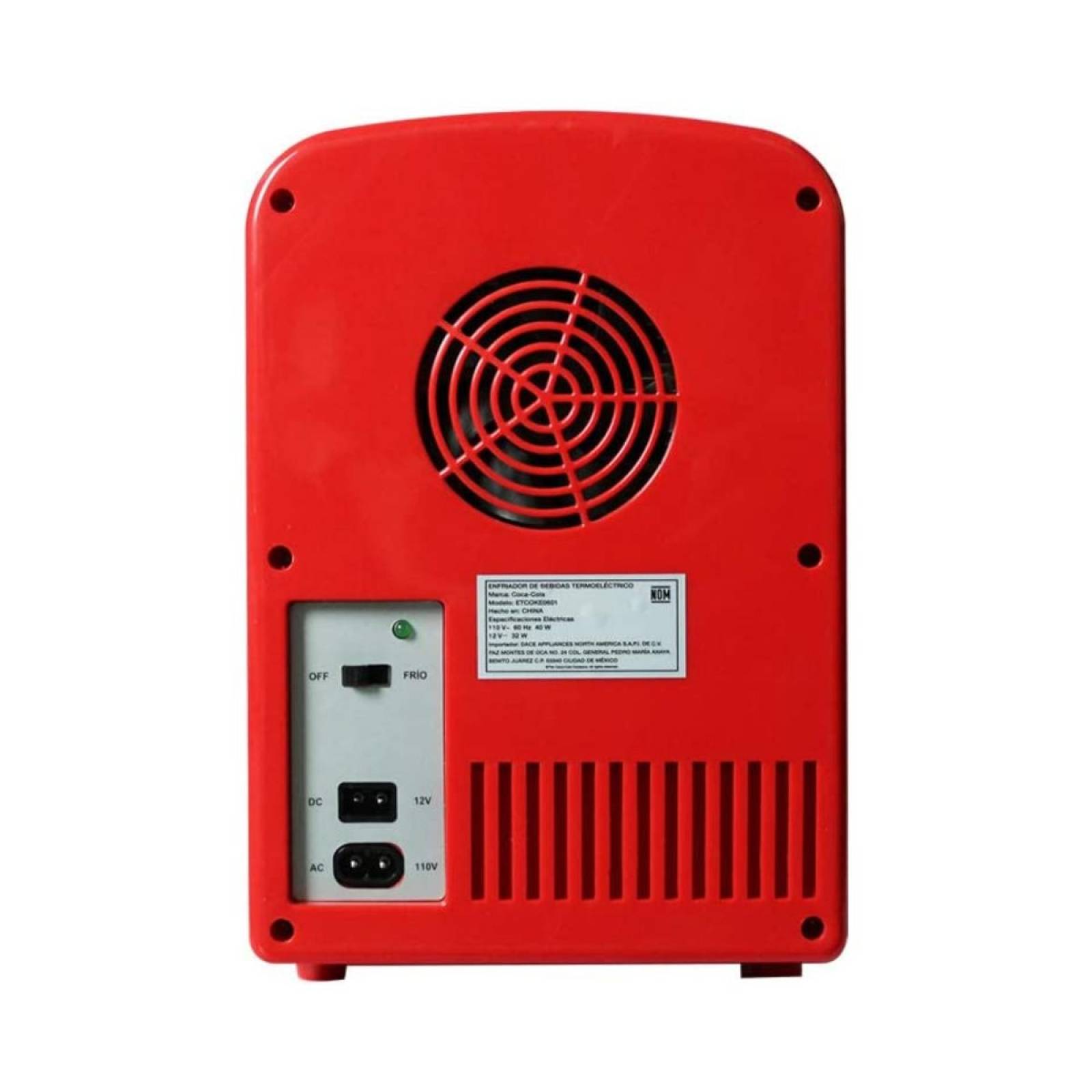 Mini Enfriador Coca Cola Retro 6 Latas ETCOKER01 Dace
