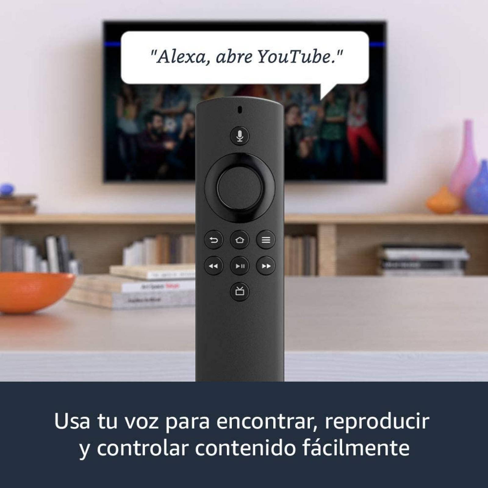 Amazon Fire TV Stick Lite Control Remoto Voz Alexa Full HD