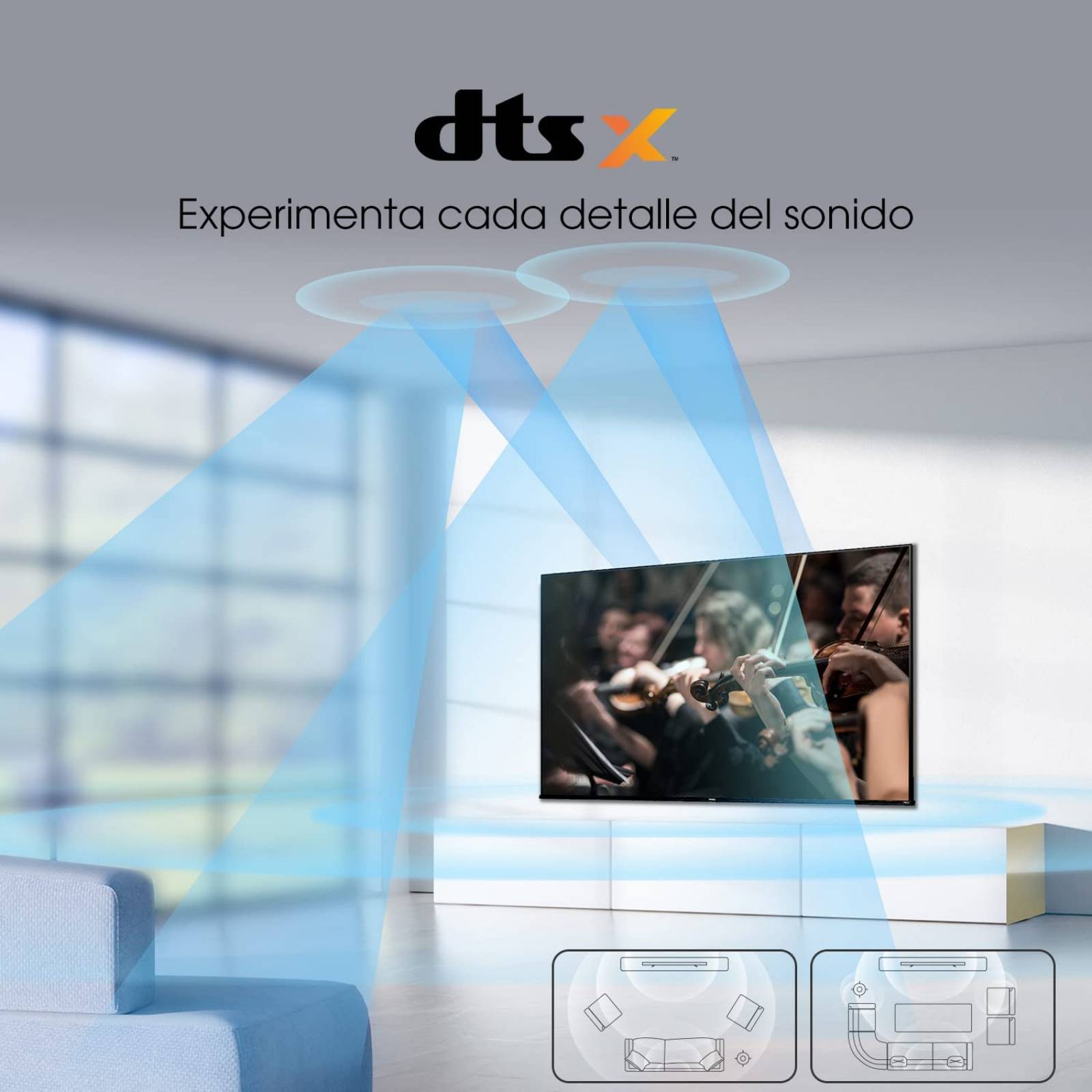Pantalla 75 Pulgadas LED Smart TV 4K Ultra HD Hisense 75A6H