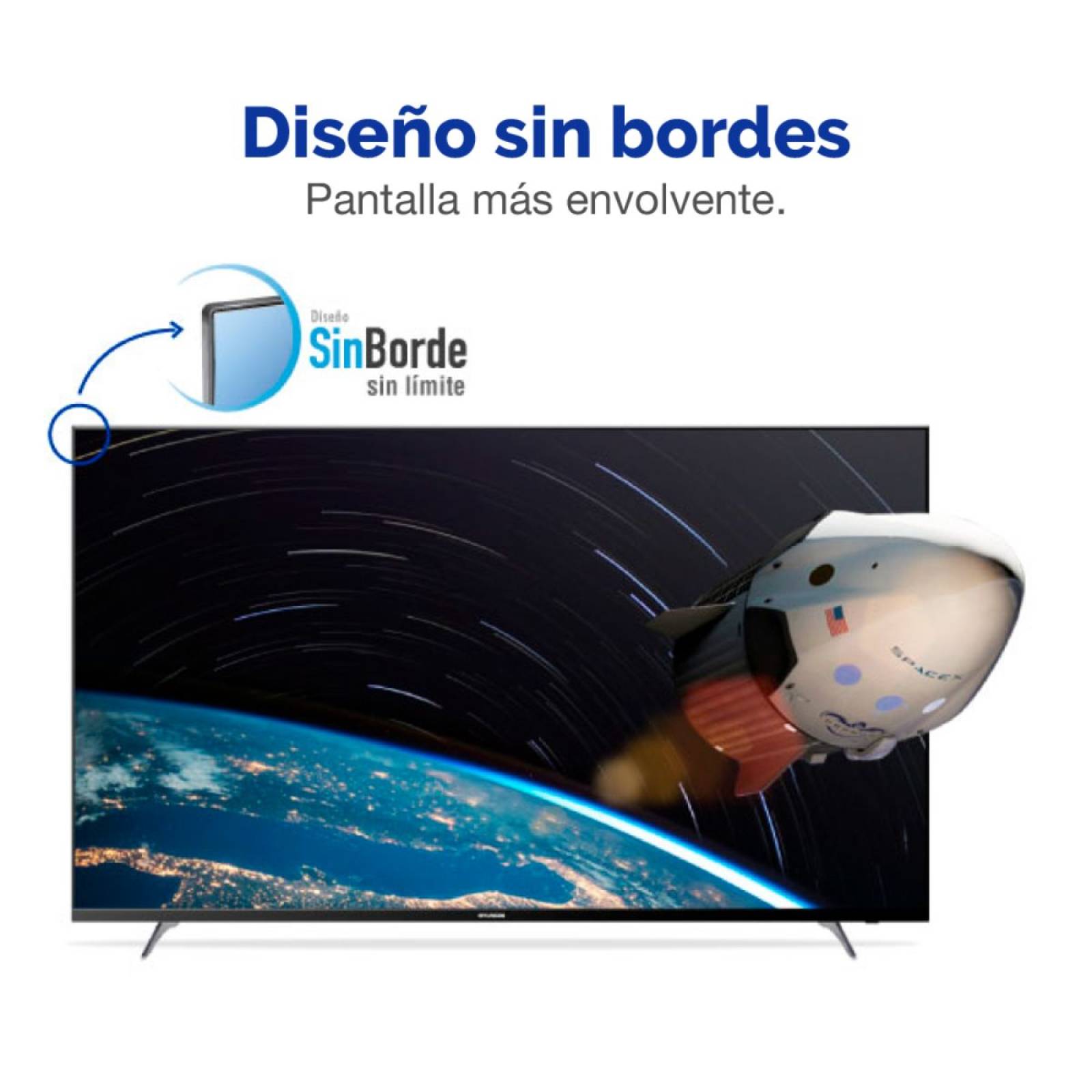 Pantalla 43 Pulgadas Hyundai LED Android TV Full HD HYLED4321AIM