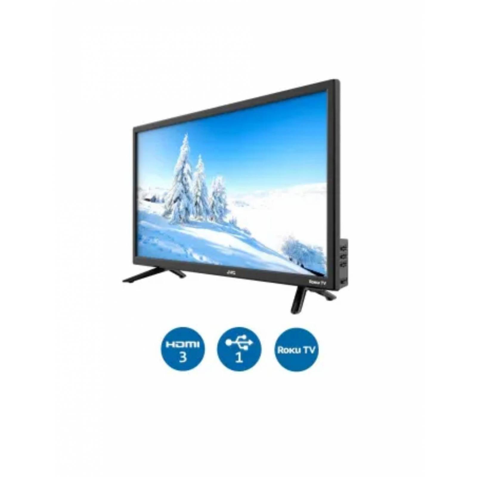 Televisión Pantalla 24 Pulgadas Smart TV FULL LED Roku JVC