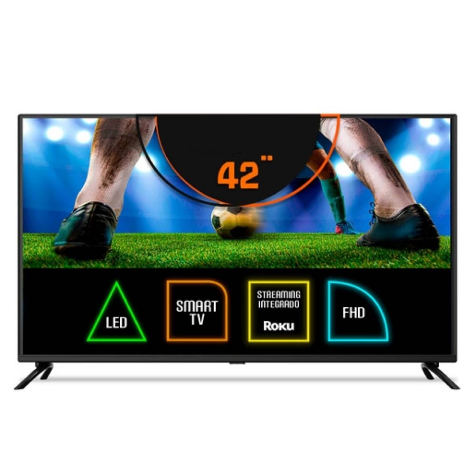 Pantalla TV 42 Pulgadas Roku TV LED HD SI42FR HDMI JVC