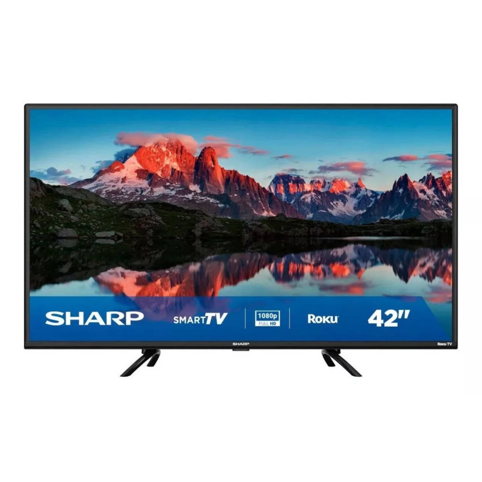 Pantalla Sharp 42 Pulgadas Smart TV FHD Roku 2TC42DF3UR