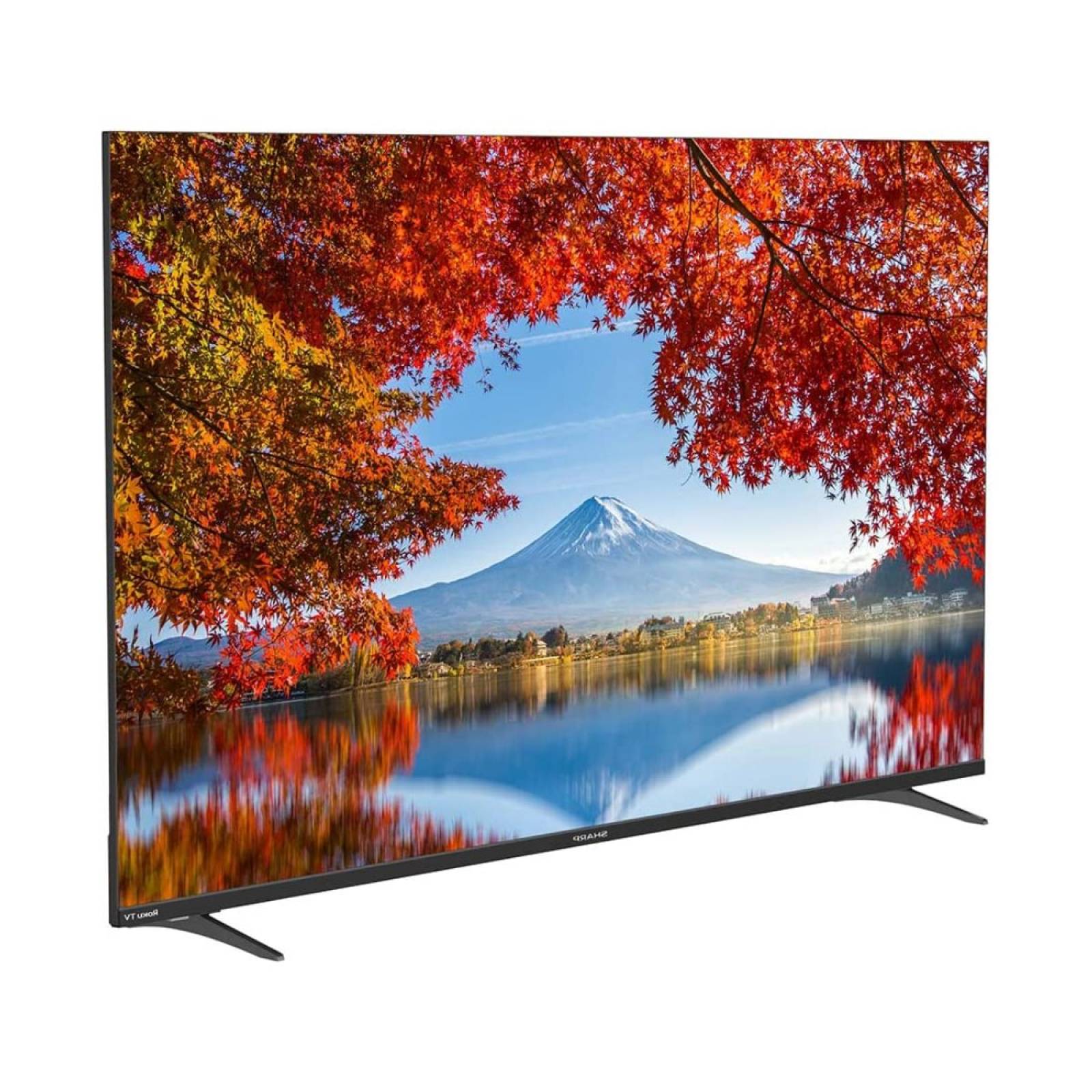 Pantalla 55 Pulgadas Sharp DLED Roku TV 4K Ultra HD  4T-C55DL7UR