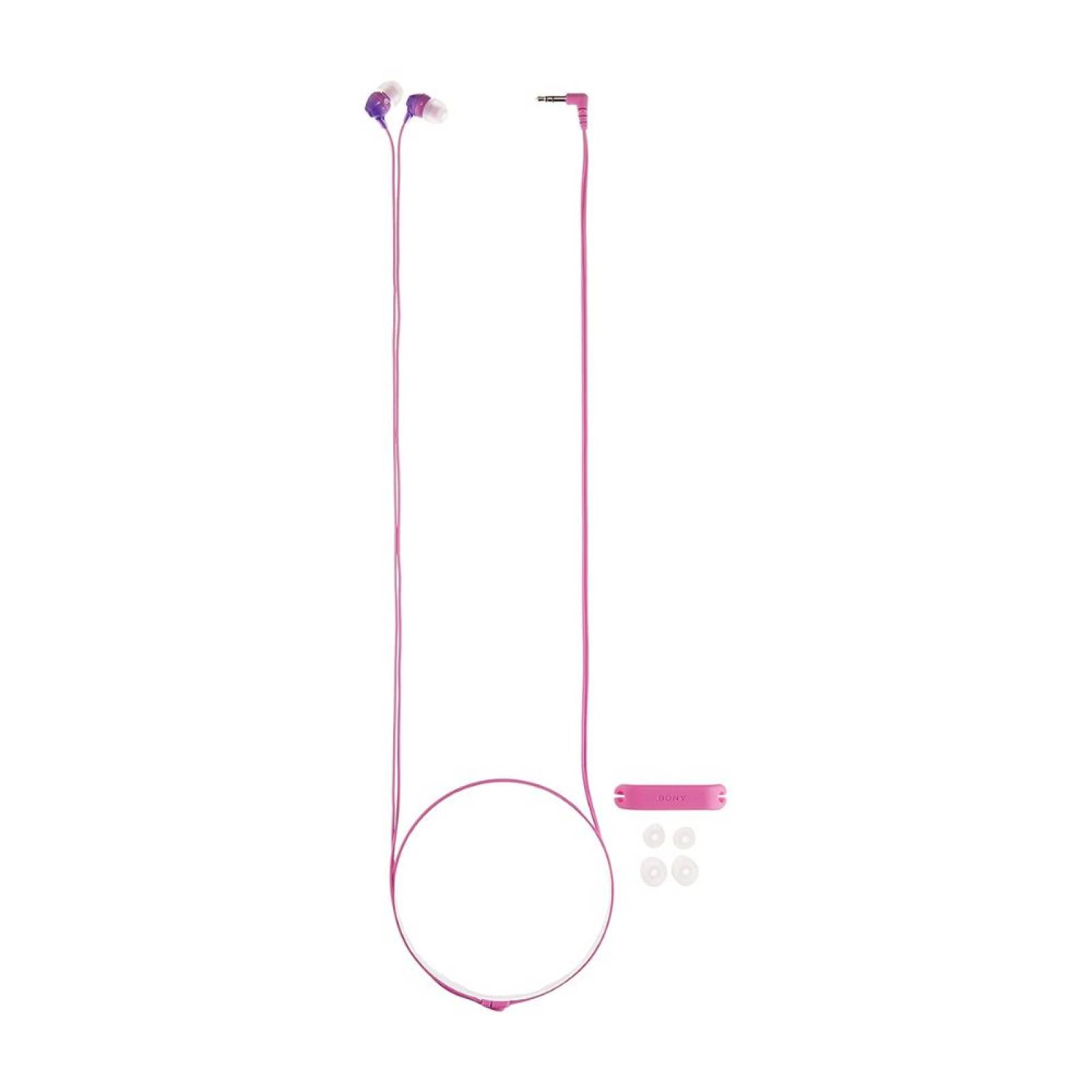 Audífonos Sony In Ear 9 Mm 8 - 22 Hz Violeta Mdr-Ex15lpv