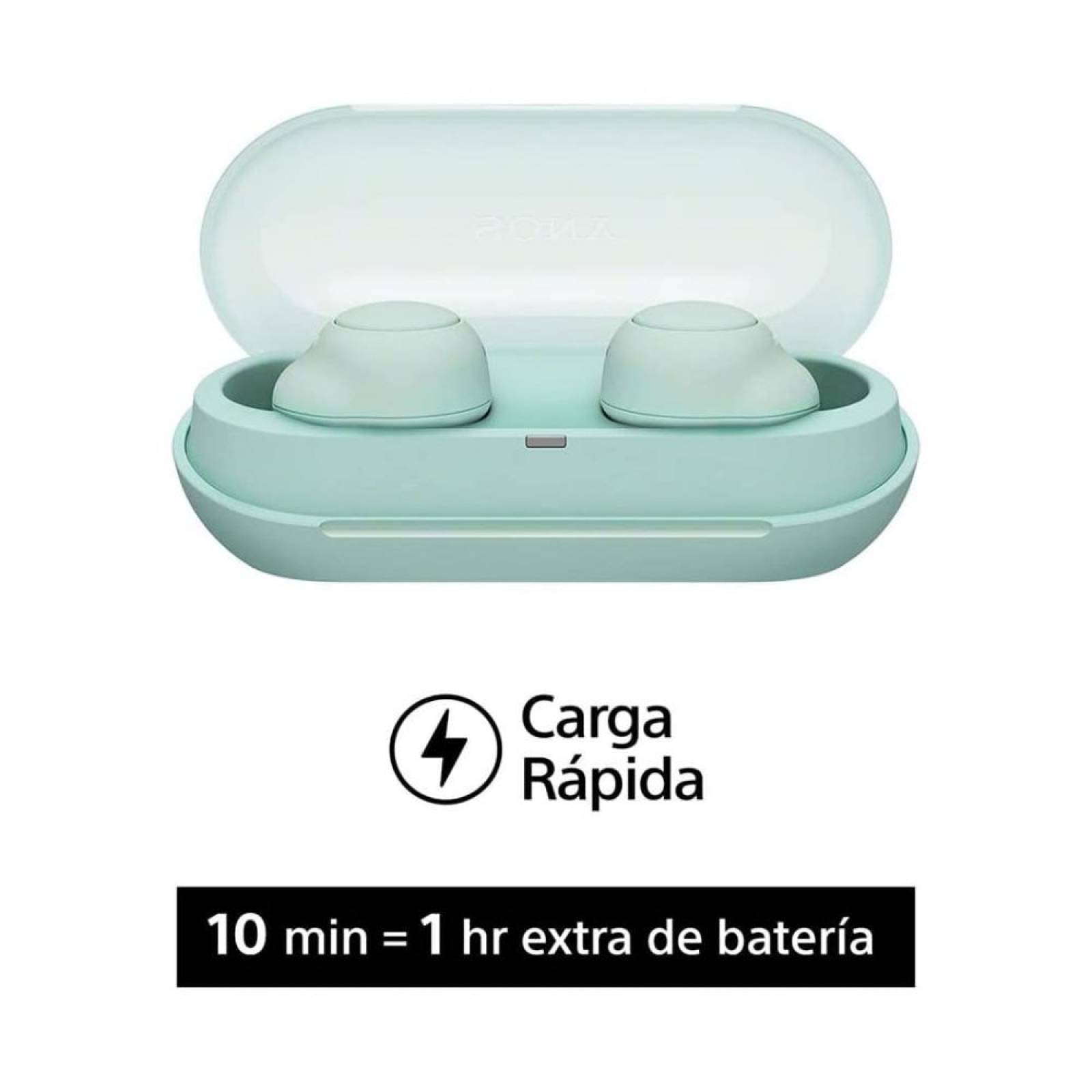 Audífonos Inalámbricos Bluetooth Sony wf-c500-Verde