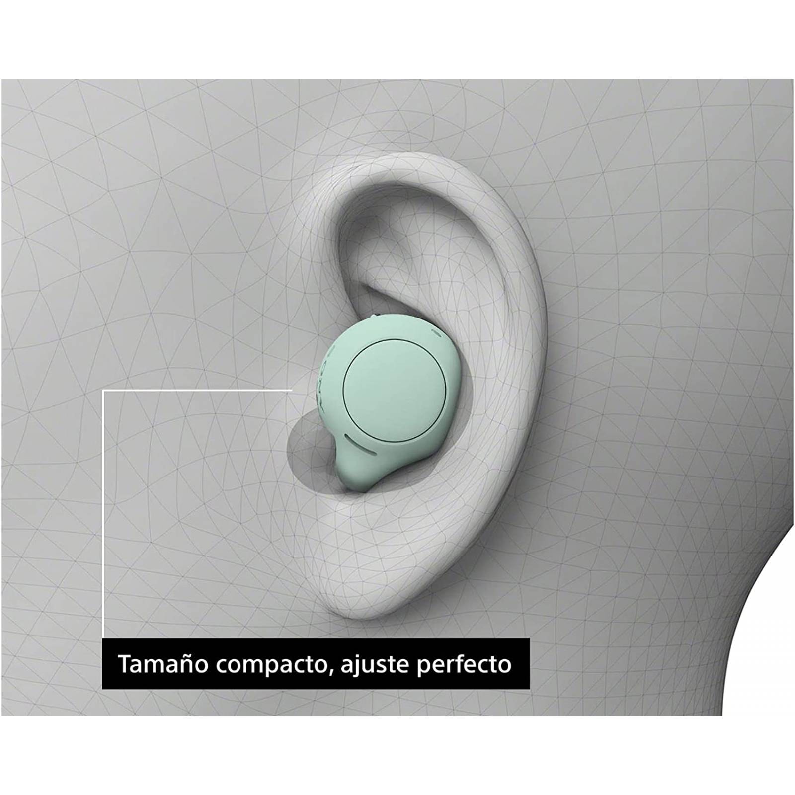 Audífonos Inalámbricos Bluetooth Sony wf-c500-Verde