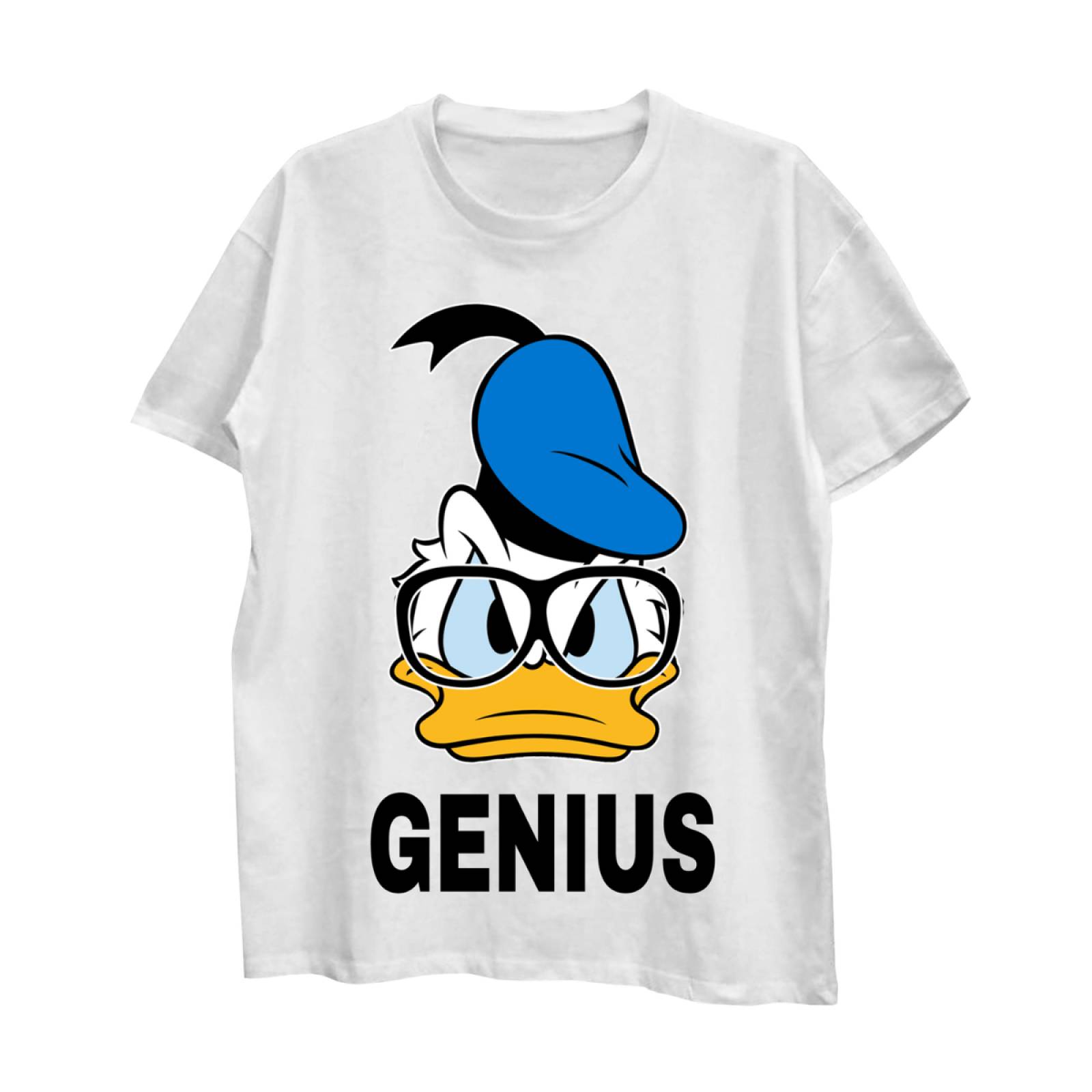 Playera Disney Pato Donald para Niña, Blanca, Talla CH
