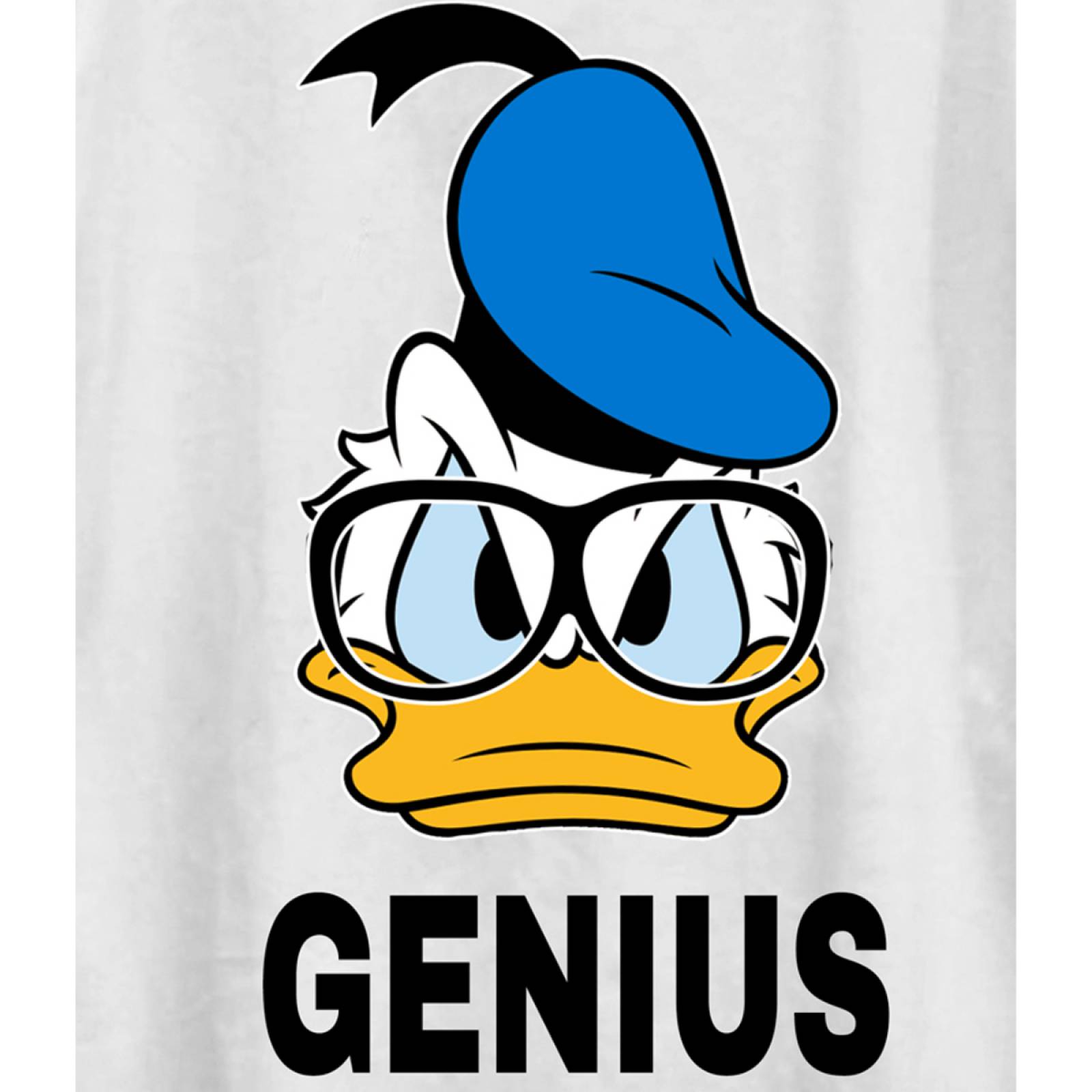 Playera Disney Pato Donald para Niña, Blanca, Talla CH