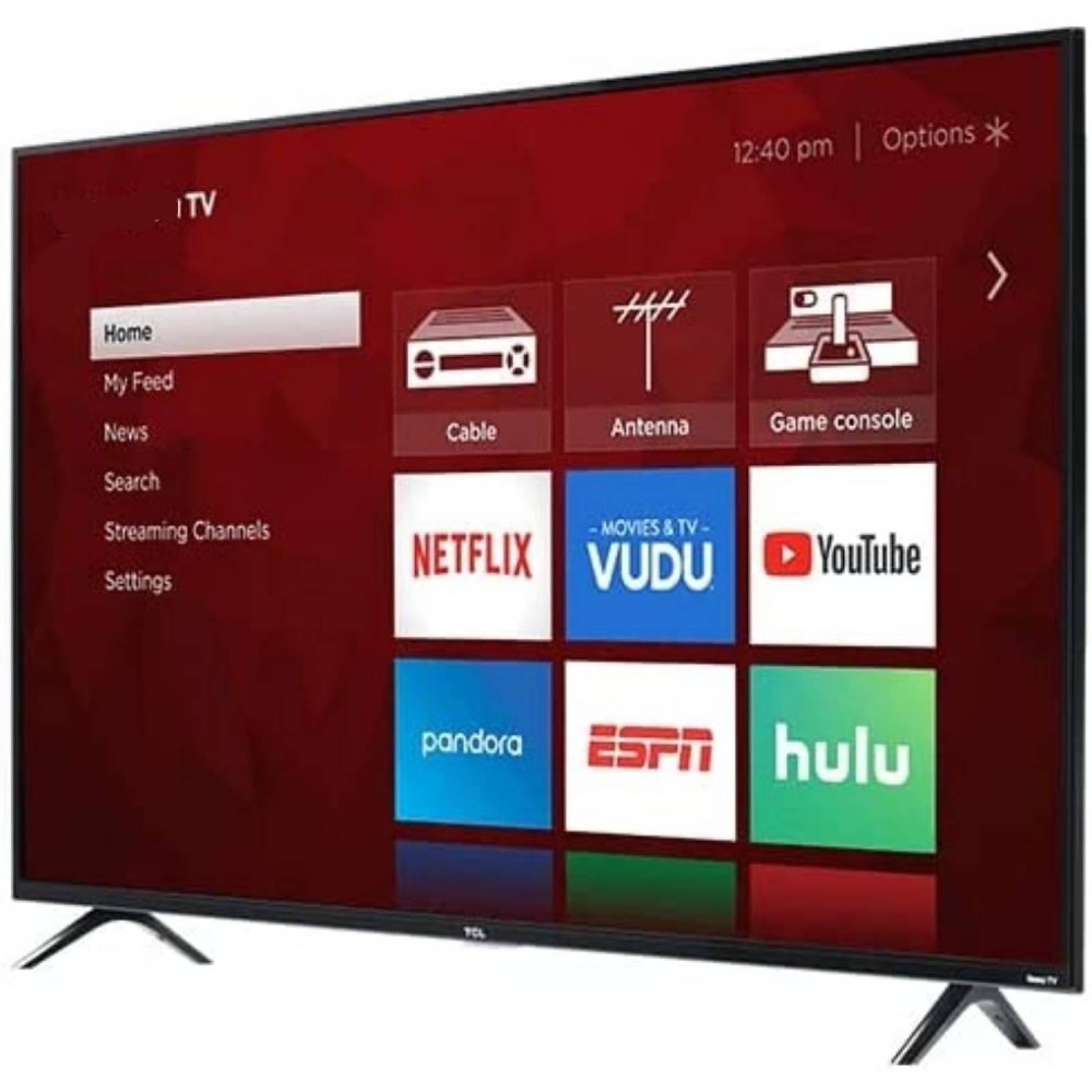 Pantalla de 55" Roku os Smart TV Class 4 series marca TCL