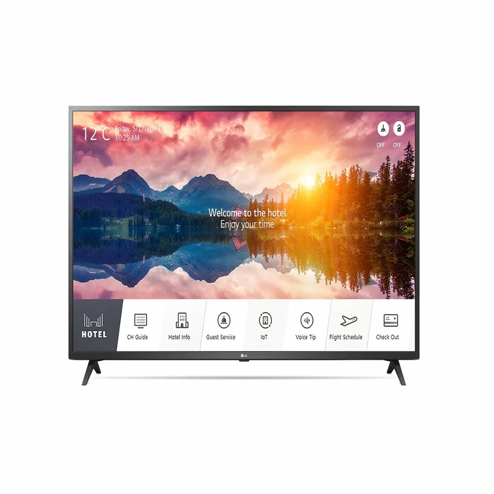 Pantalla de 50" Hotelera 4K UHD Smart TV marca LG