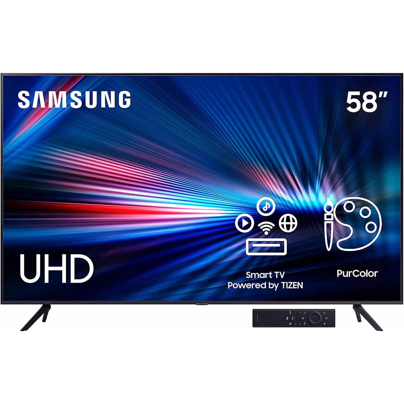 Pantalla 58 Pulgadas Samsung led Smart tv 4k ultra hd un-58au7000