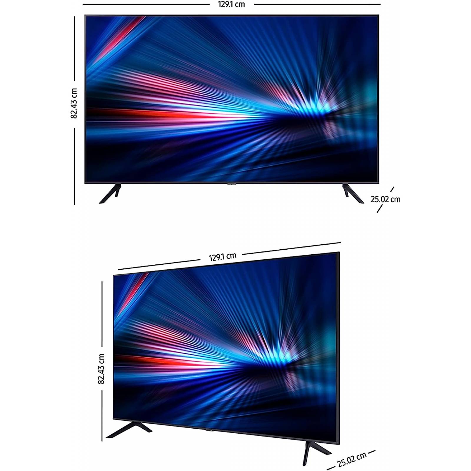 Pantalla 58 Pulgadas Samsung led Smart tv 4k ultra hd un-58au7000