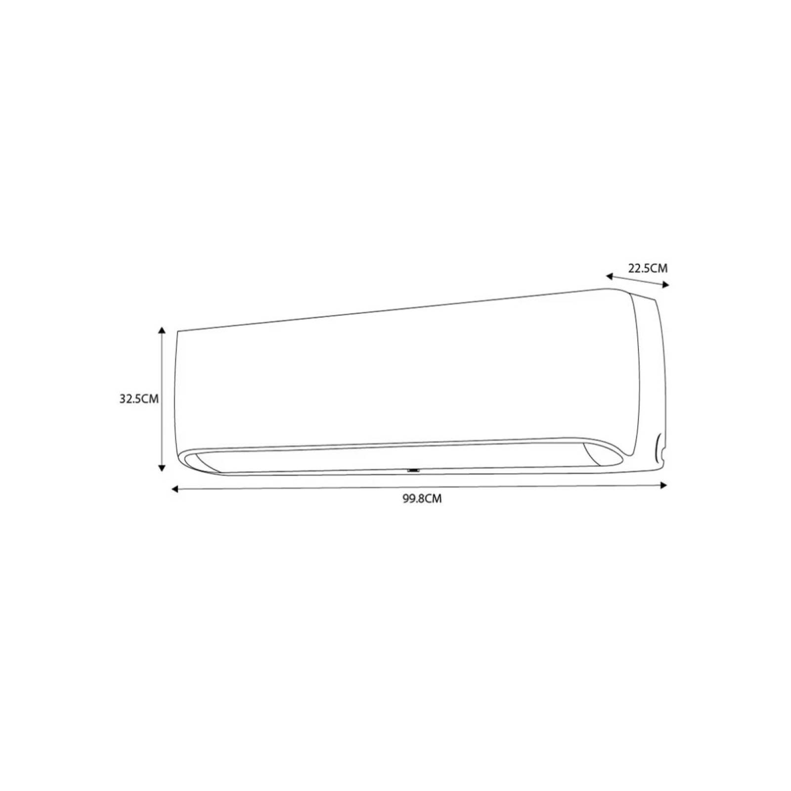 Aire Acond 24000 Btus Inverter s/frio 220v marca Hisense