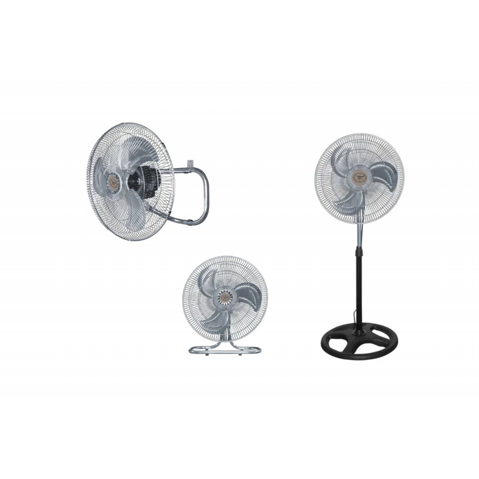 Ventilador de Pedestal 18" 3 en 1 Metalico Suprime vec Premium