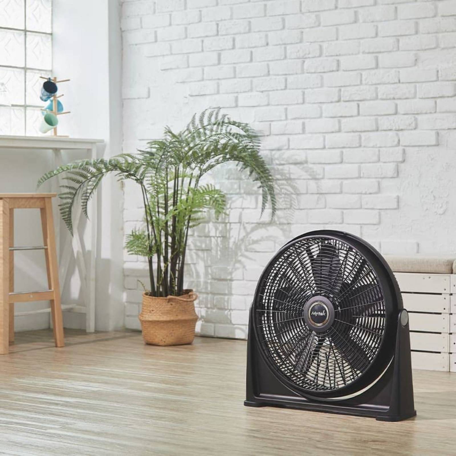 Ventilador de Piso 20" 2 en 1 Plastico marca Mytek.