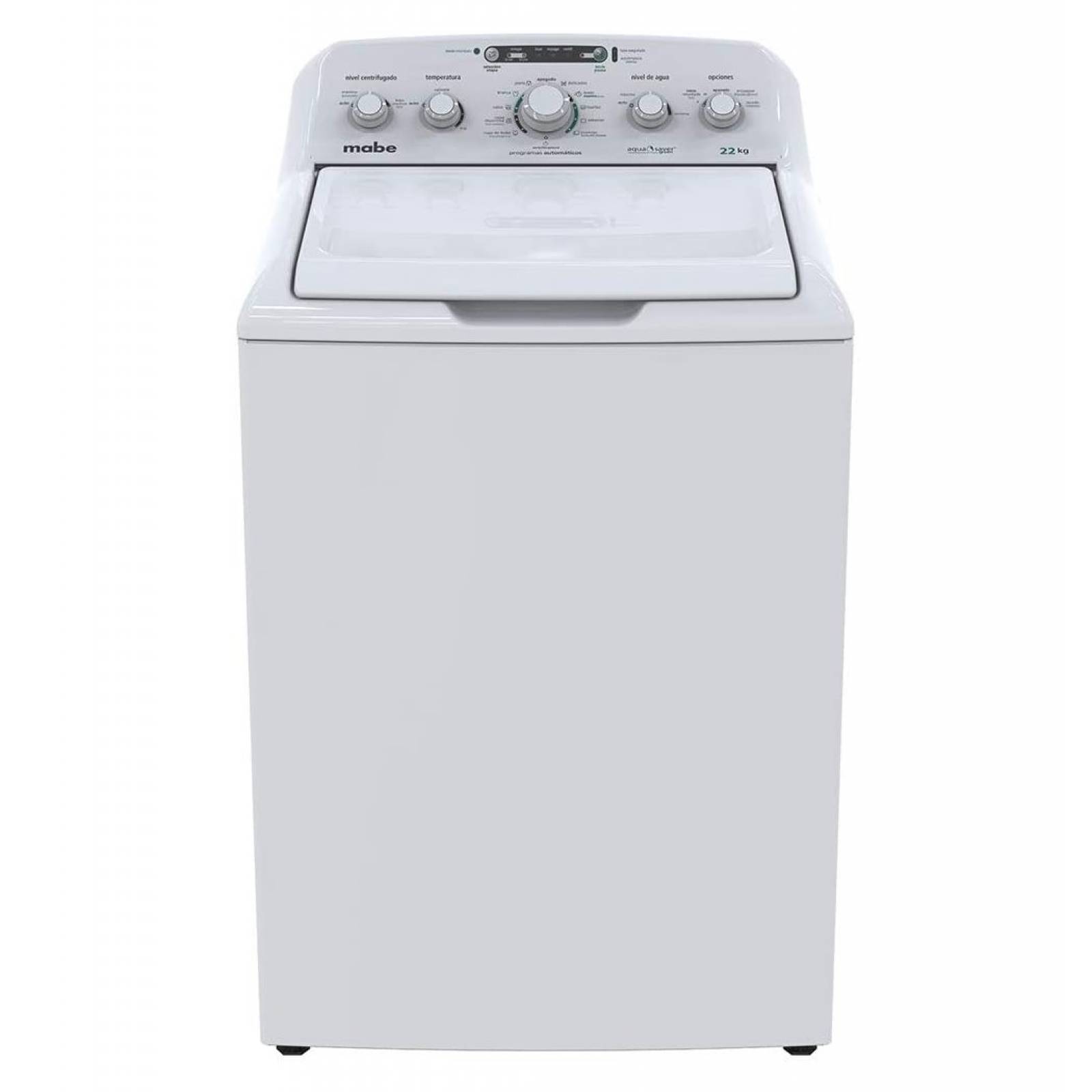 Lavadora 22kg Automática carga superior 11 ciclos Blanco Mabe