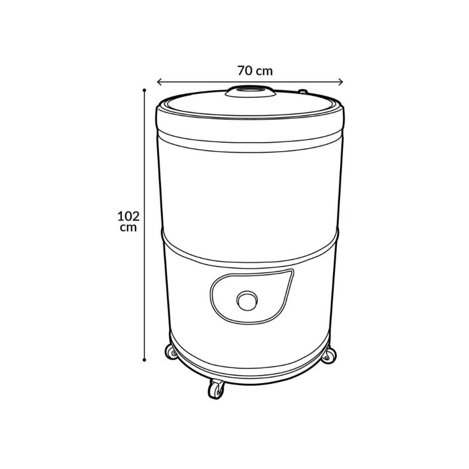 Lavadora Acros mod. alf-2253em 22kg Morada