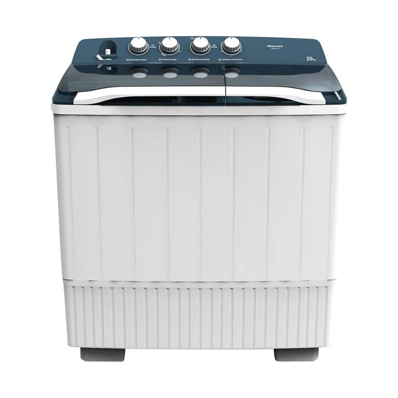 Lavadora Semiautomática doble tina 20 kilos Hisense wsa2001p