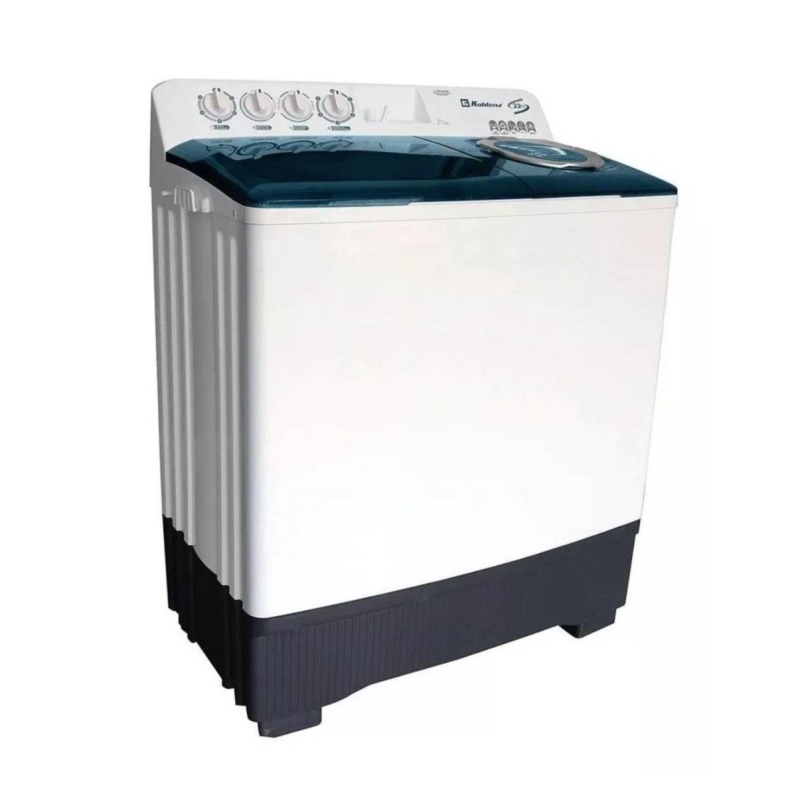 Lavadora Doble Tina Koblenz 22 kilos ldm-22blanca