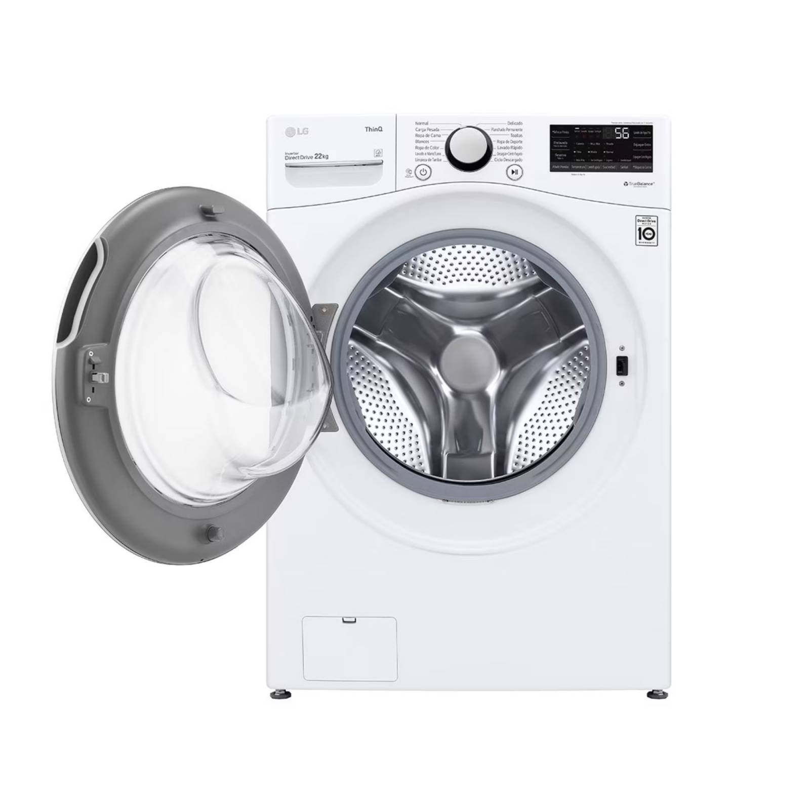 Lavadora 22 kilos carga Frontal LG wm22wv26sr