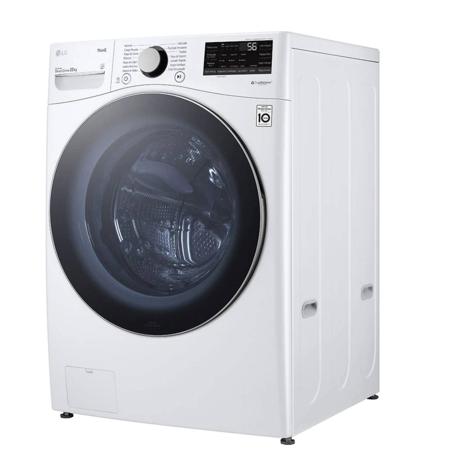 Lavadora 22 kilos carga Frontal LG wm22wv26sr