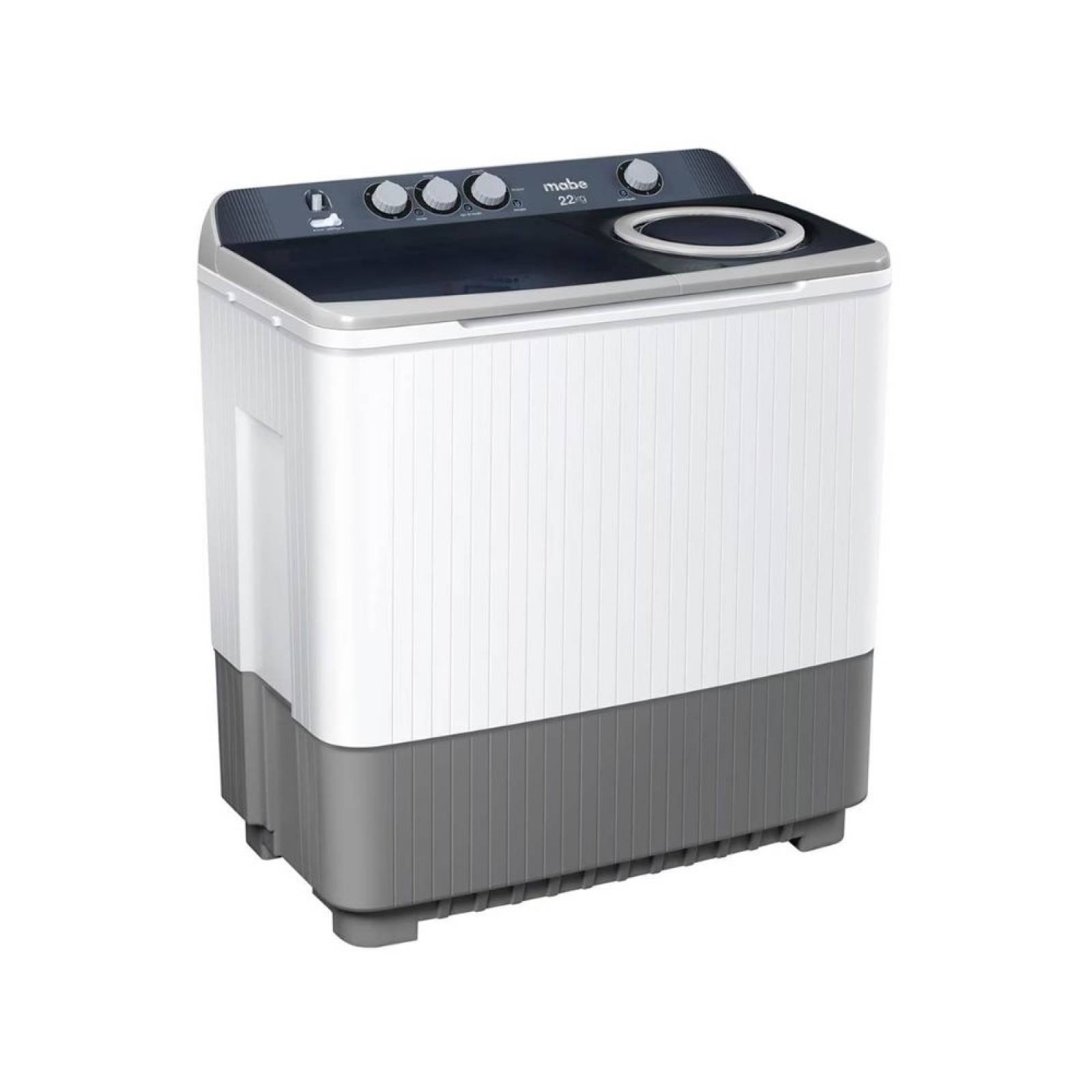 Lavadora Semiautomática Mabe doble tina 13 kilos lmdx3123pbab0
