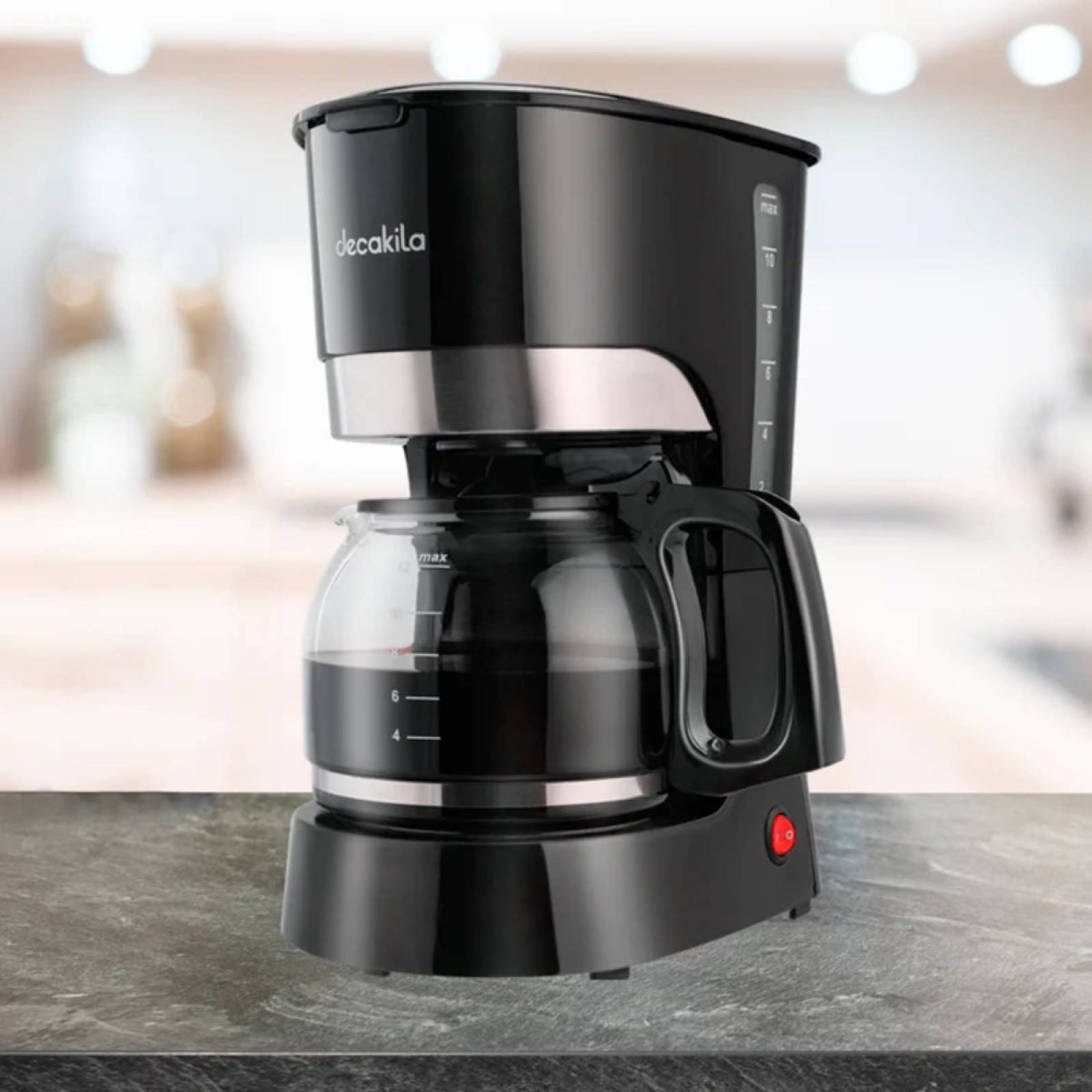 Cafetera 12 tazas filtro Permanente Decakila