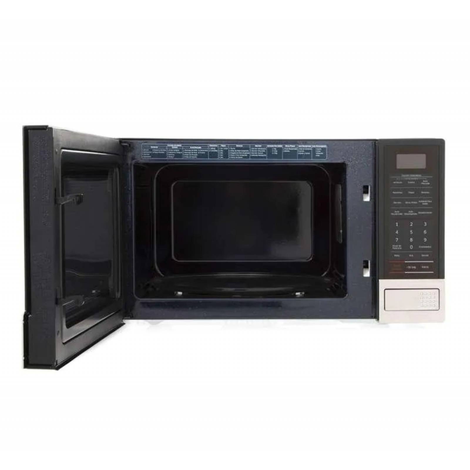 Horno de Microondas Samsung 1.1 pies Cúbicos con Rapid Defrost ame8114silver