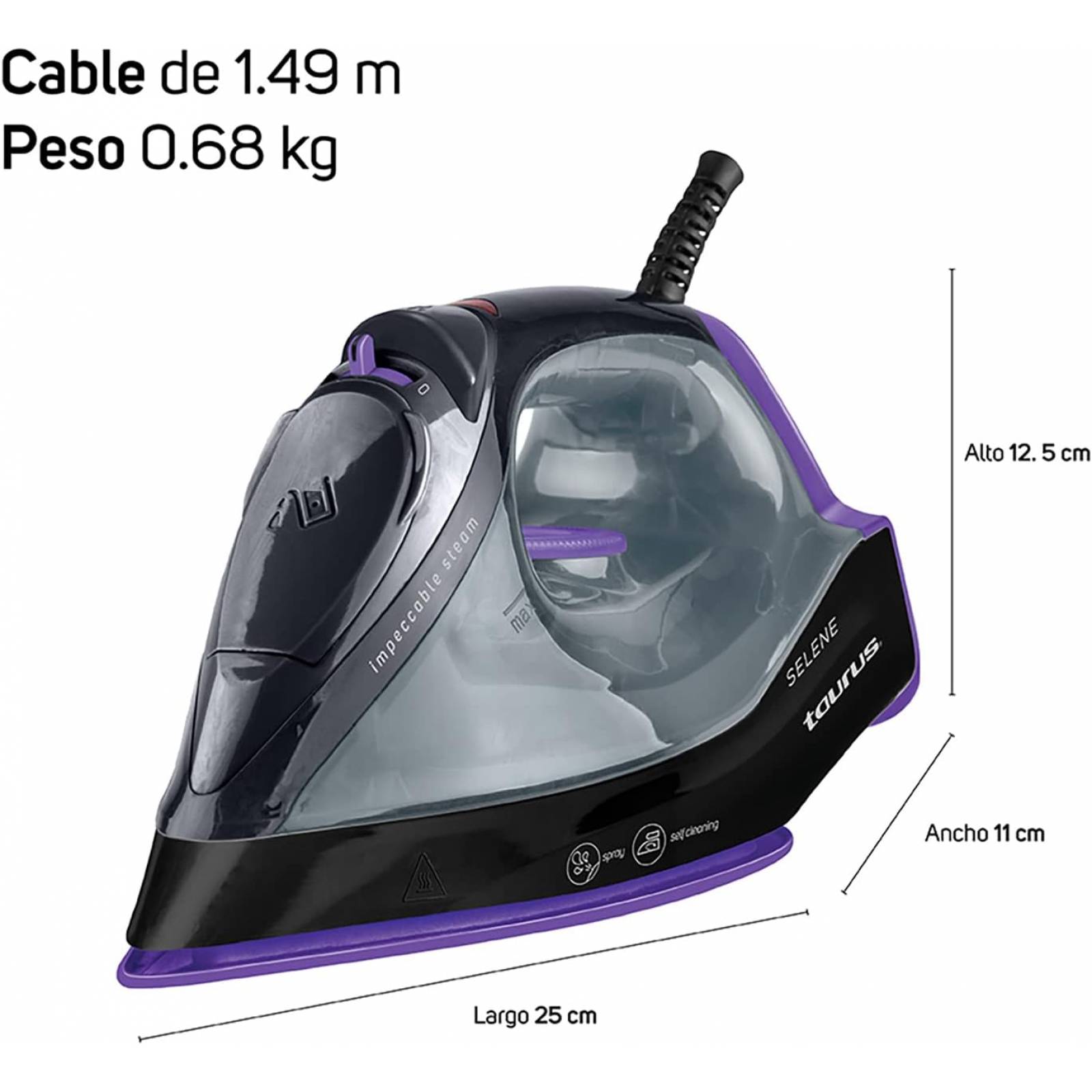 Plancha de Vapor Taurus Selene