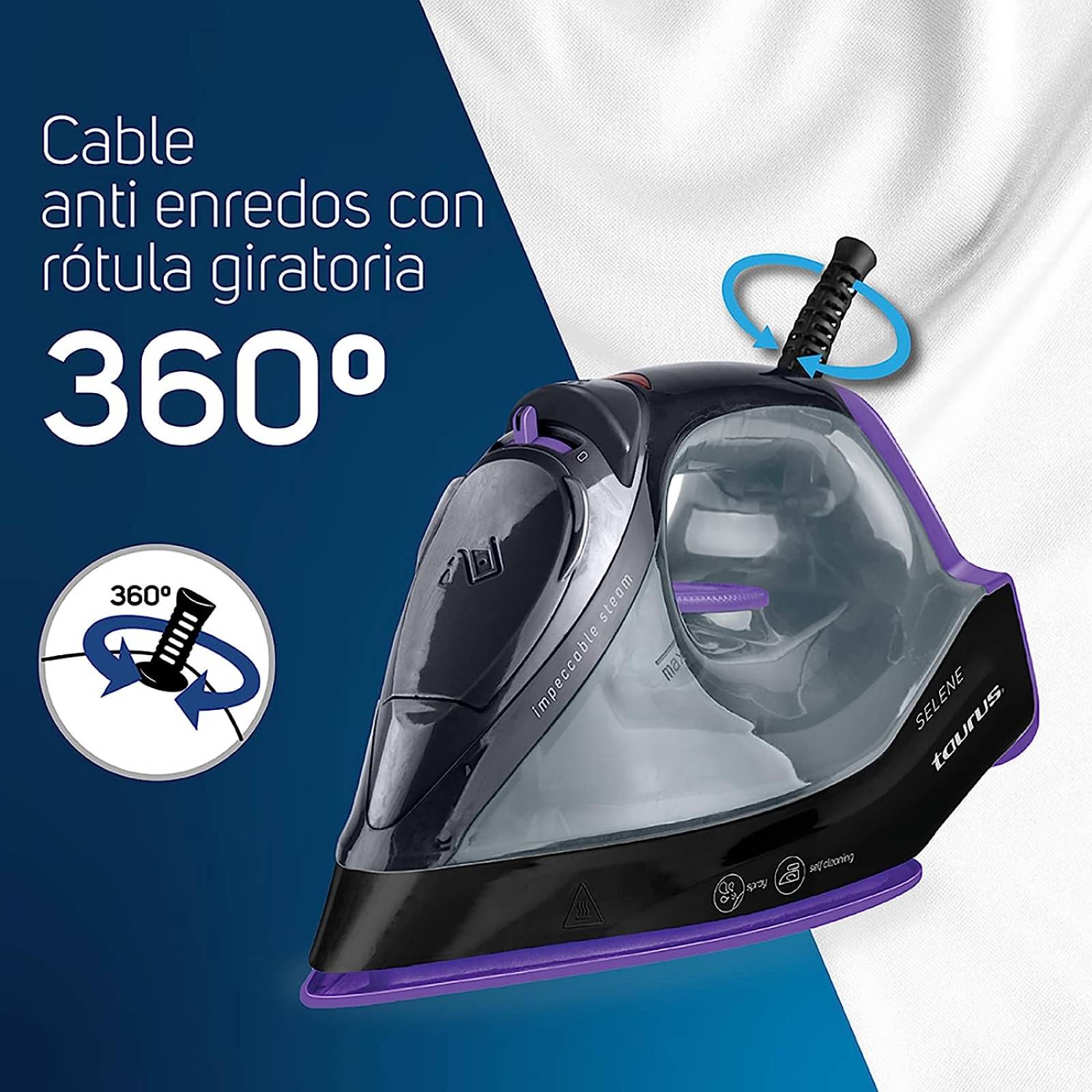 Plancha de Vapor Taurus Selene