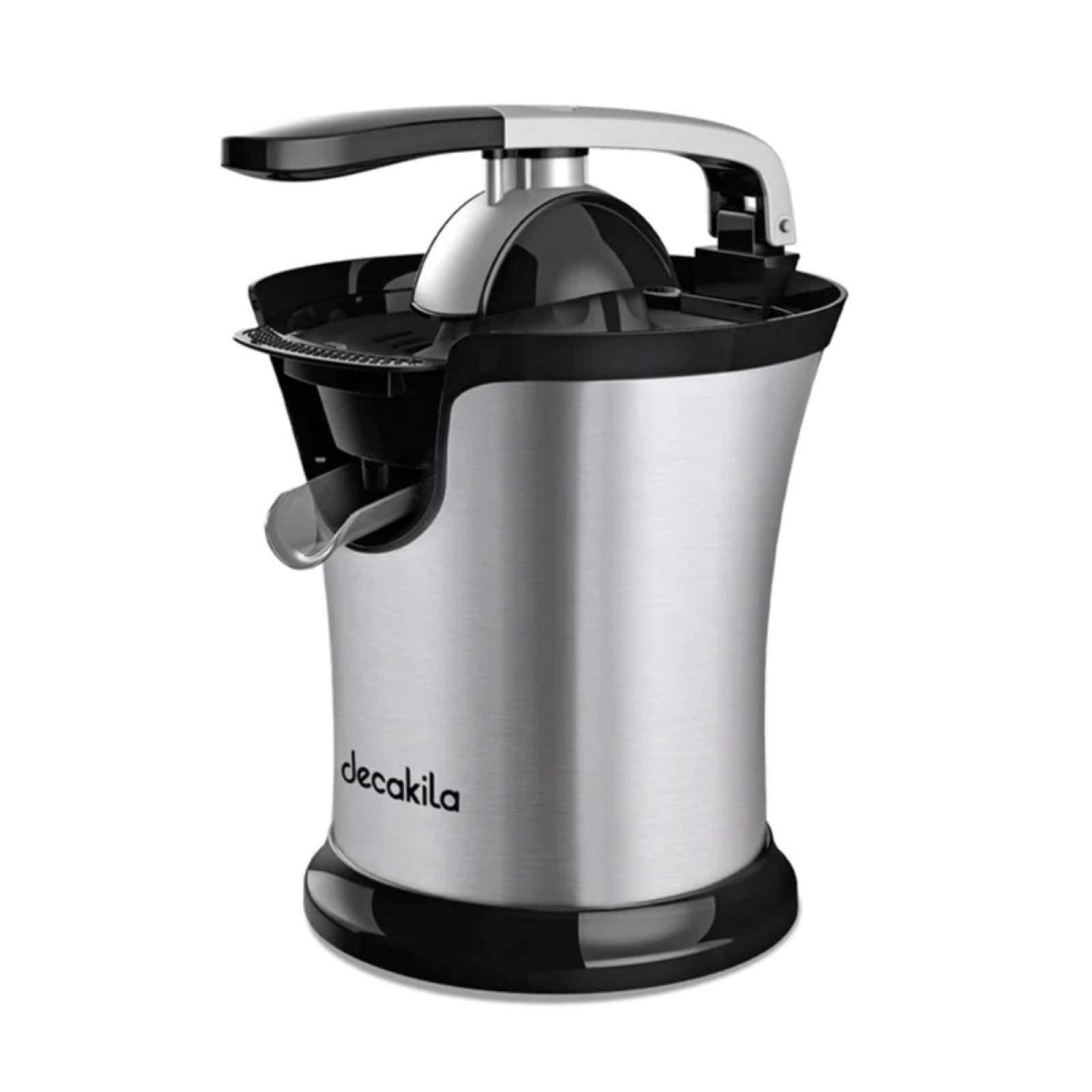 Exprimidor de cítricos doble cono acabado acero Decakila