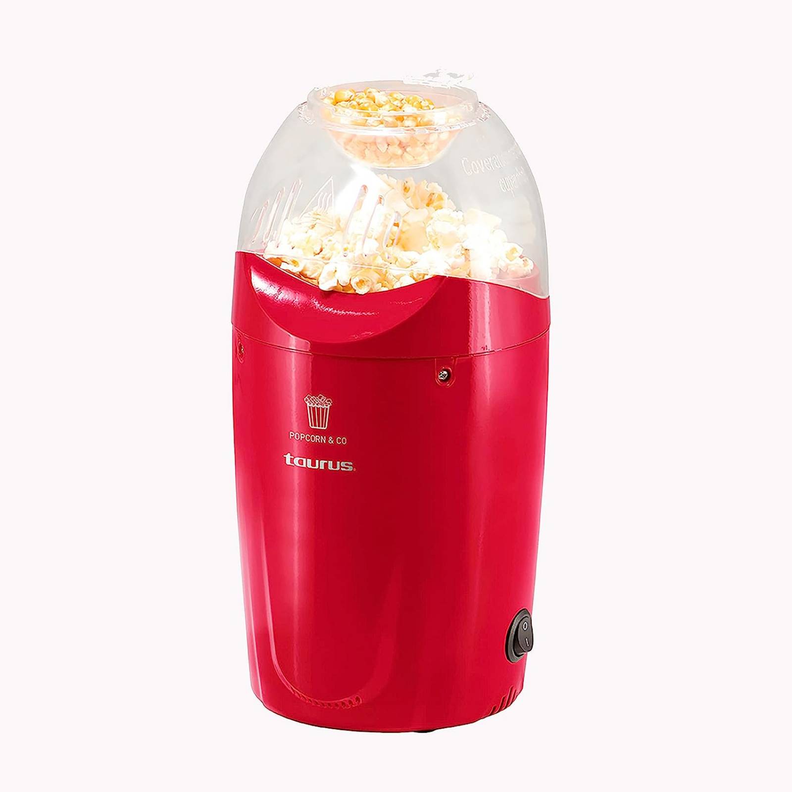 Maquina para Palomitas Taurus 60 gramos Roja Popcorn