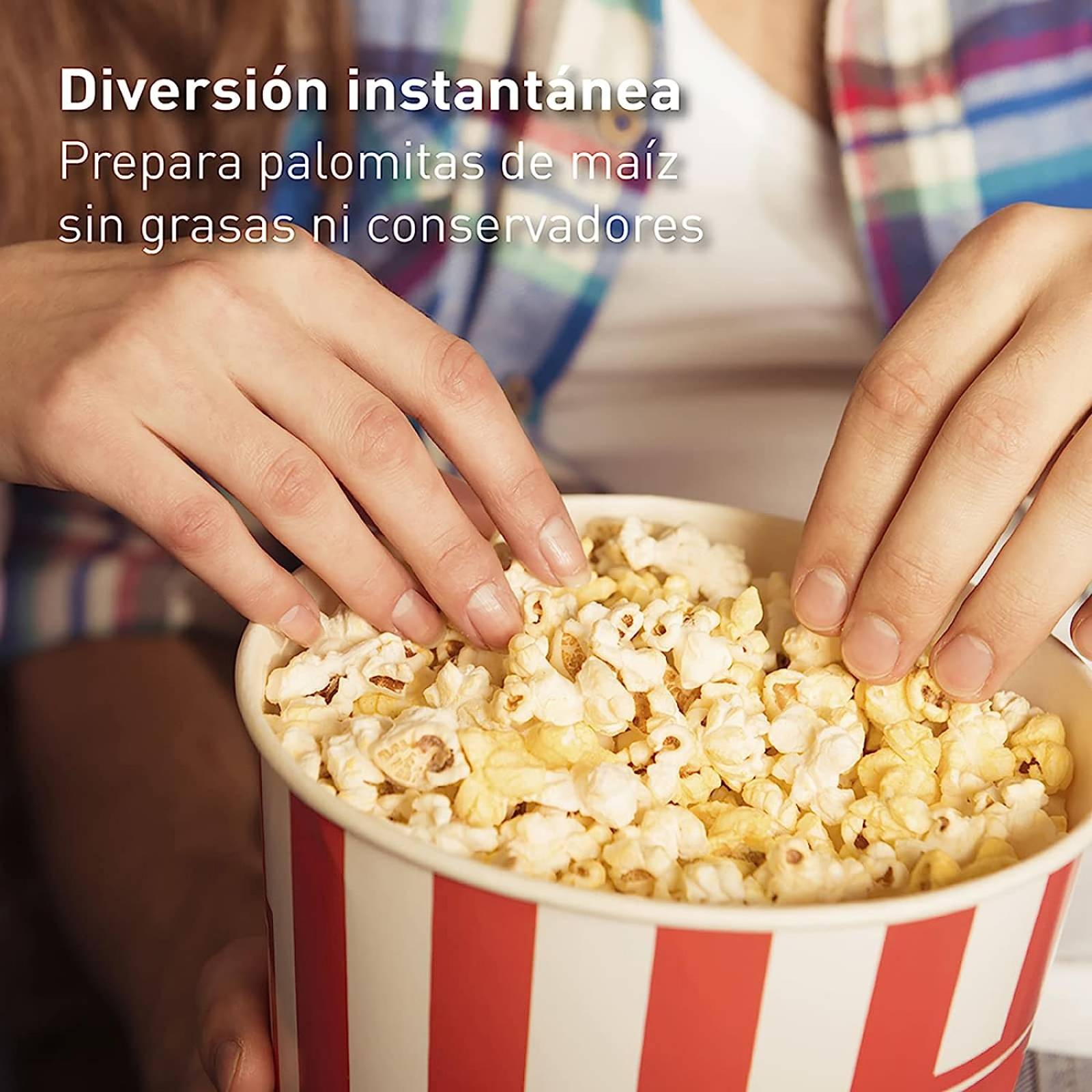 Maquina para Palomitas Taurus 60 gramos Roja Popcorn