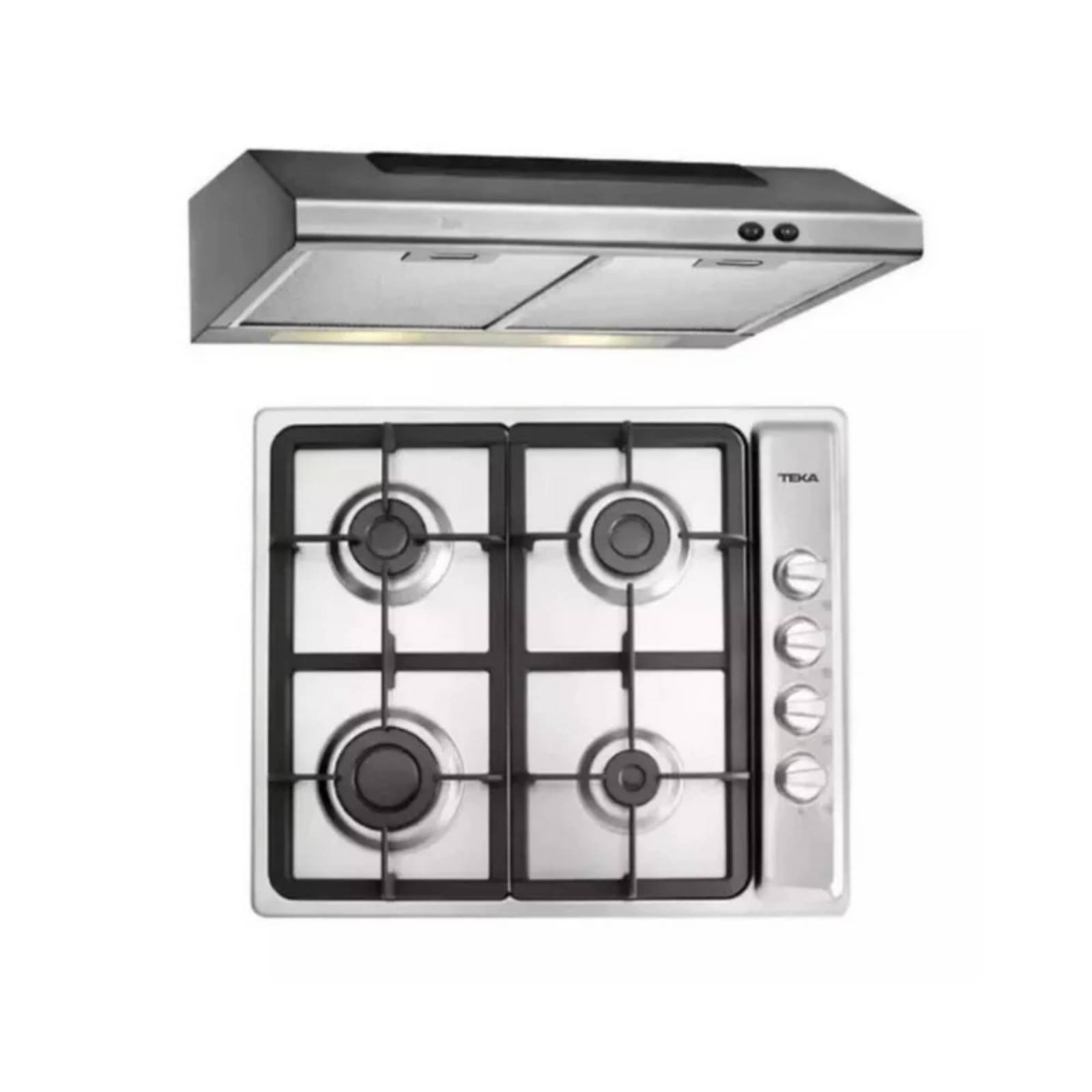 Combo Parrilla de gas Empotrable + Campana Teka plus60mundial