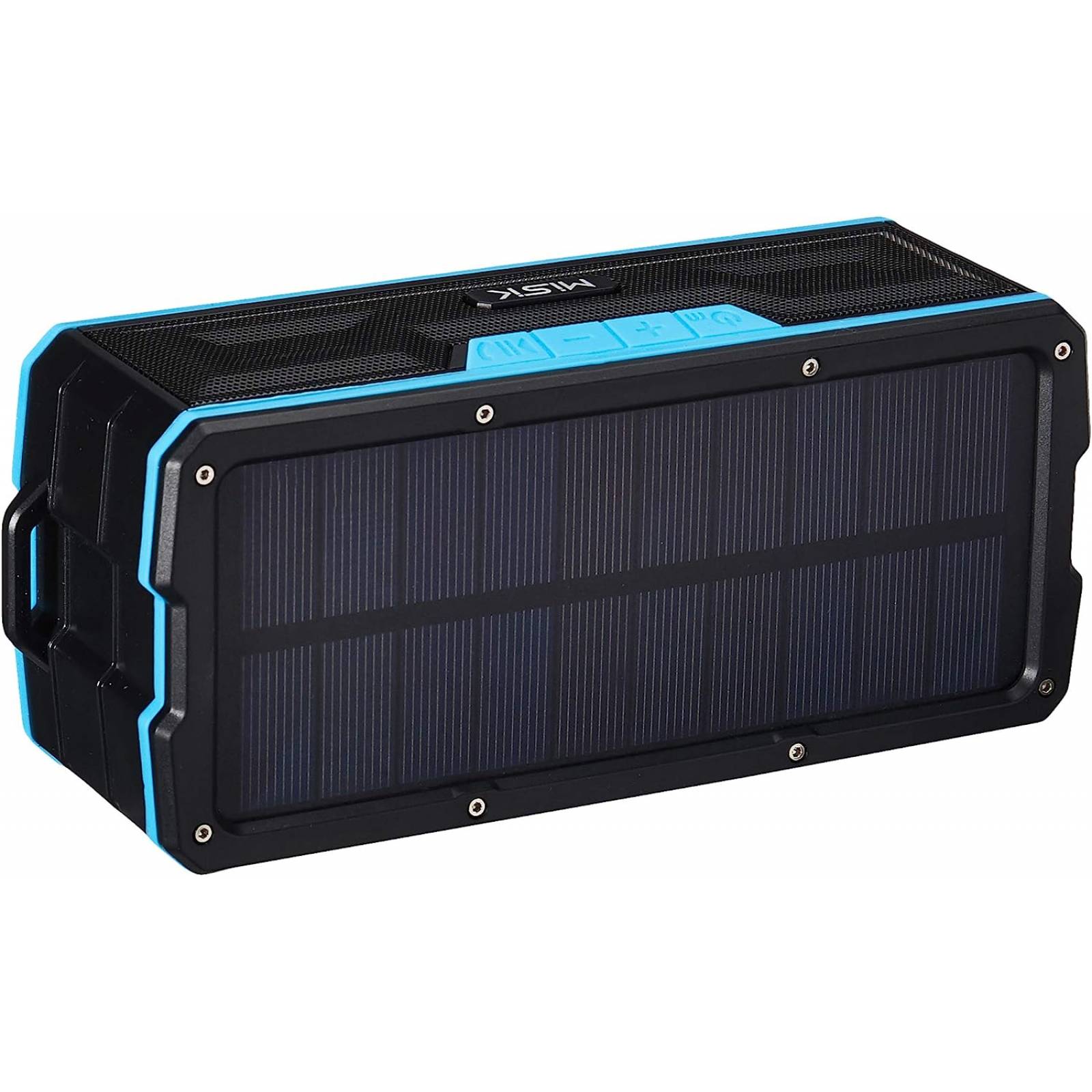 Bocina Bluetooth IPX5, Cargador solar, Power Bank y Rep. de tarjeta SD