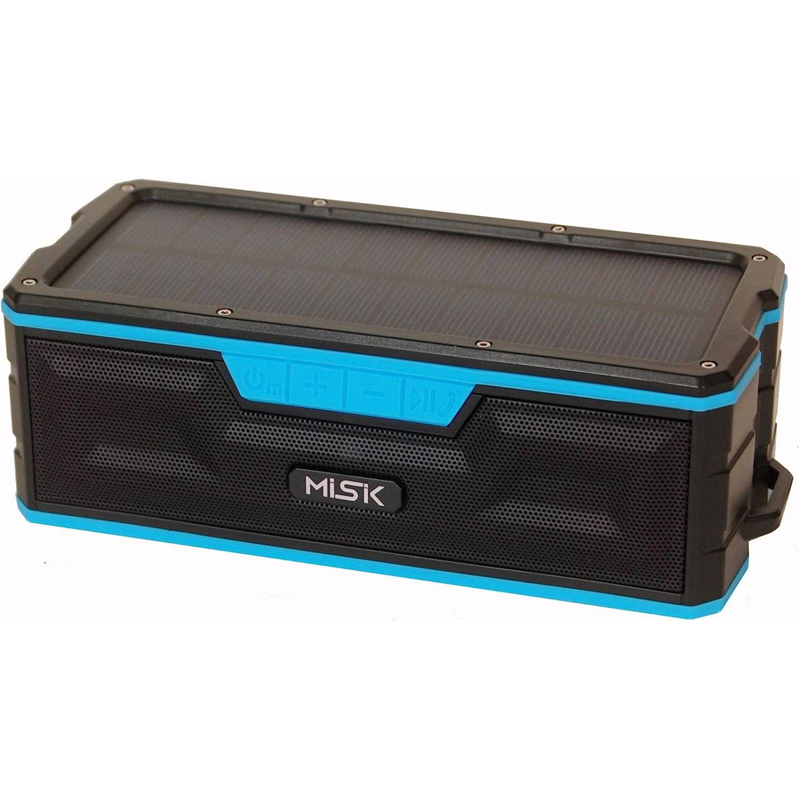 Bocina Bluetooth IPX5, Cargador solar, Power Bank y Rep. de tarjeta SD