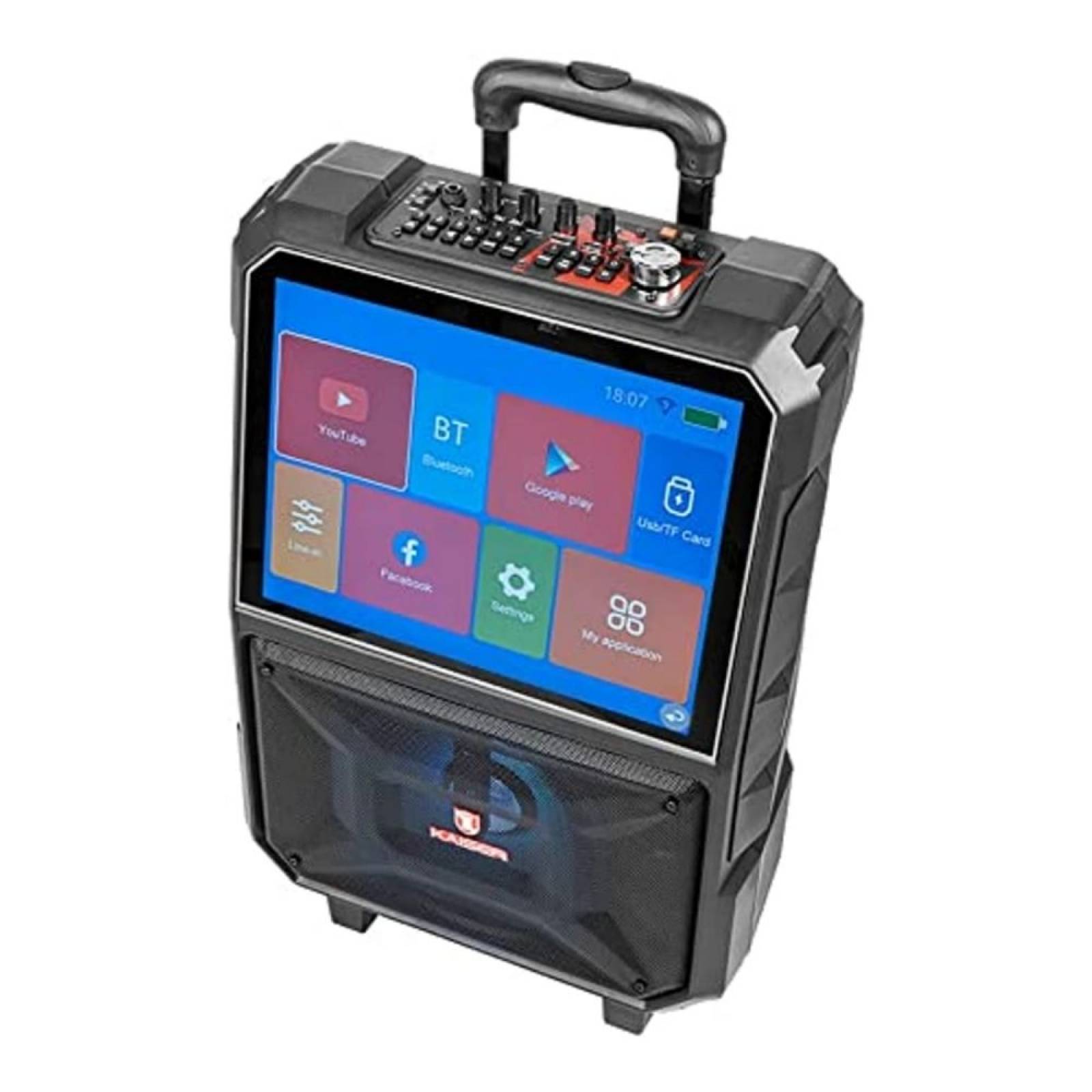 Bocina Karaoke Kaiser con pantalla Touch de 15 Pulgadas KAS-1516