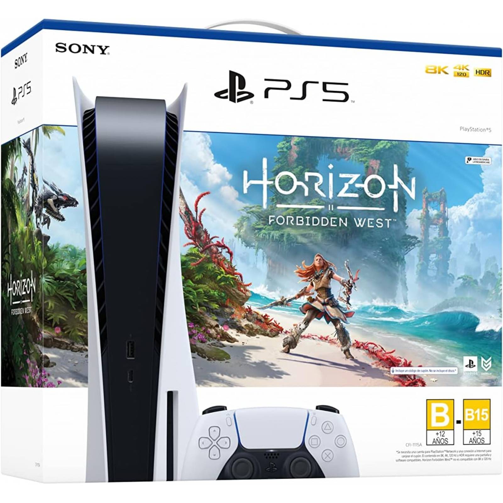 Play Station 5 con Lector Horizon Consola PS5 + Horizon Forbidden West  (Pack) - Standard + Horizon