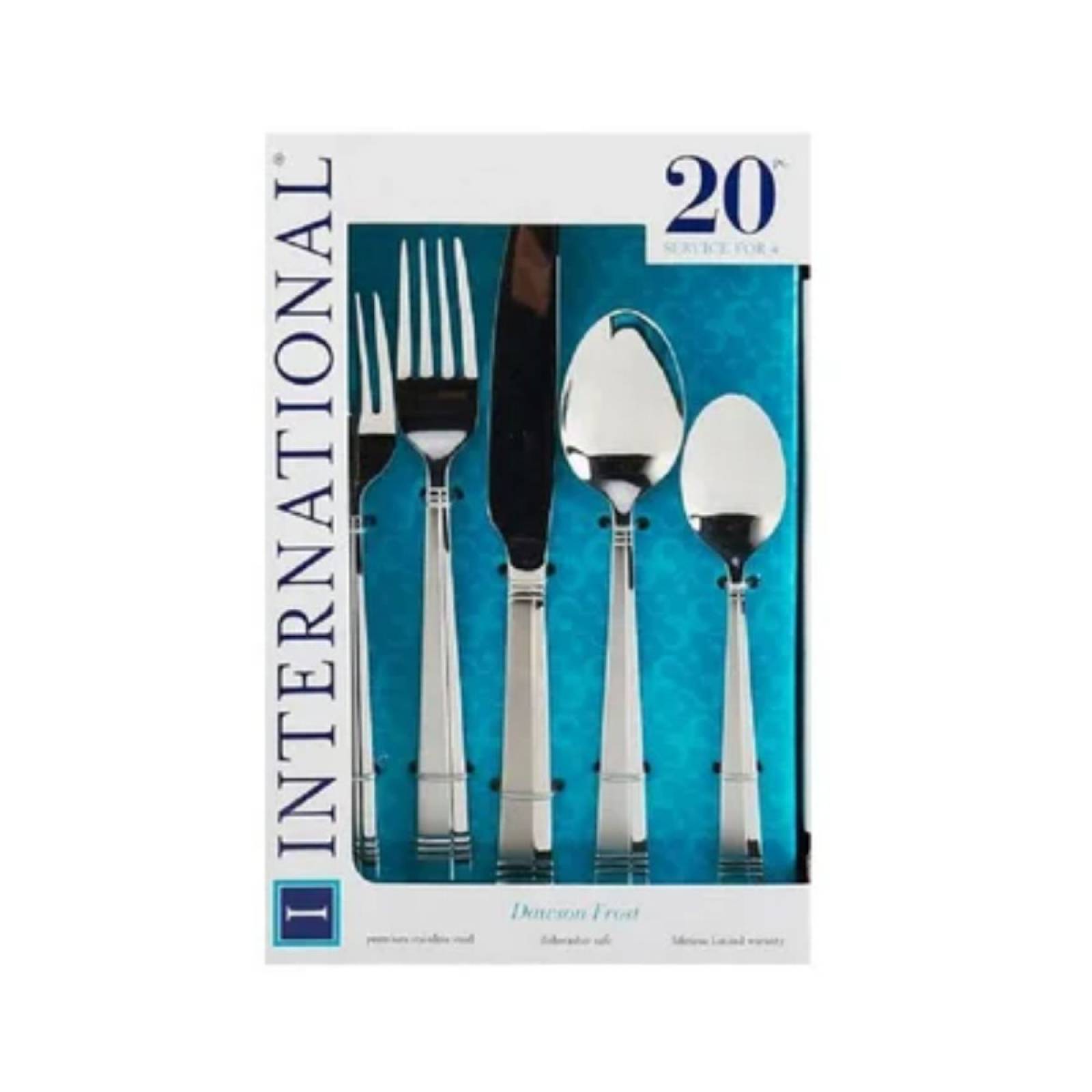 Juego de Cubiertos Internacional 20 Piezas Dawson Frost 27711
